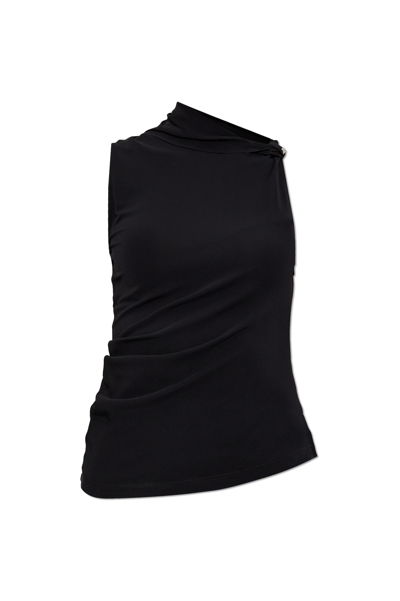 Courrèges Asymetryczny Top, Kobiety, Czarny