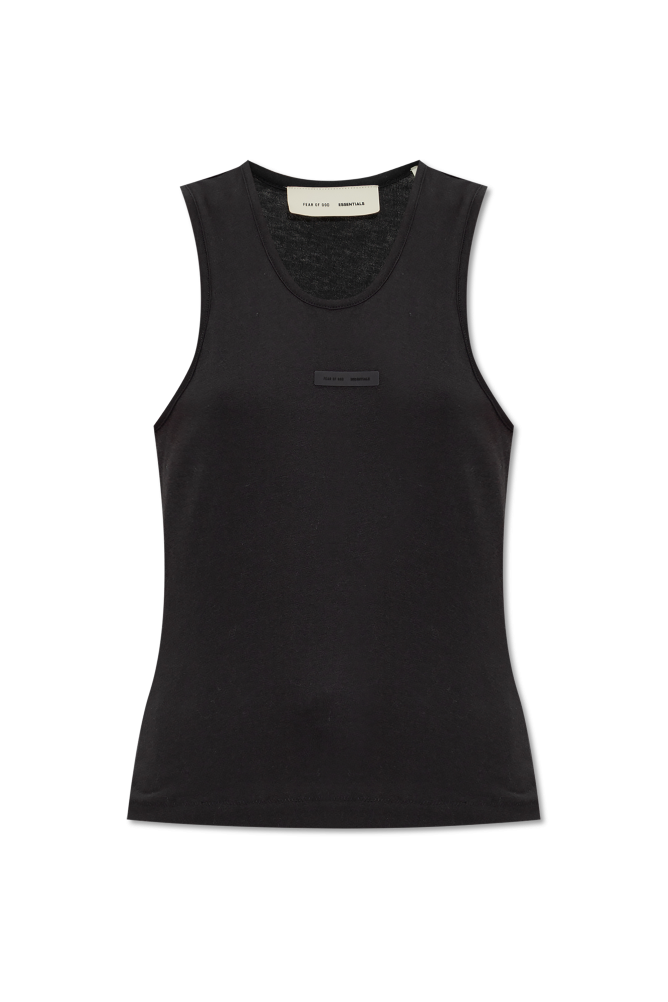 Fear Of God Essentials T-shirt Z Logo, Kobiety, Czarny