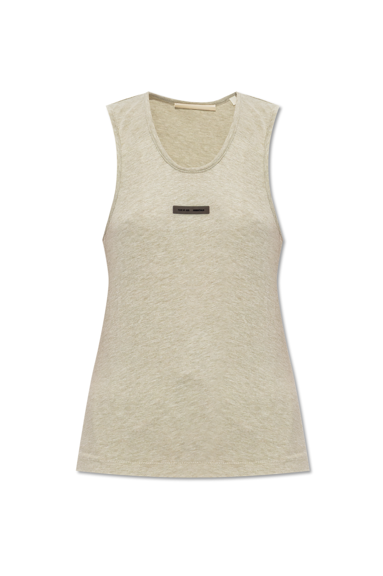 Fear Of God Essentials T-shirt Z Logo, Kobiety, Szary