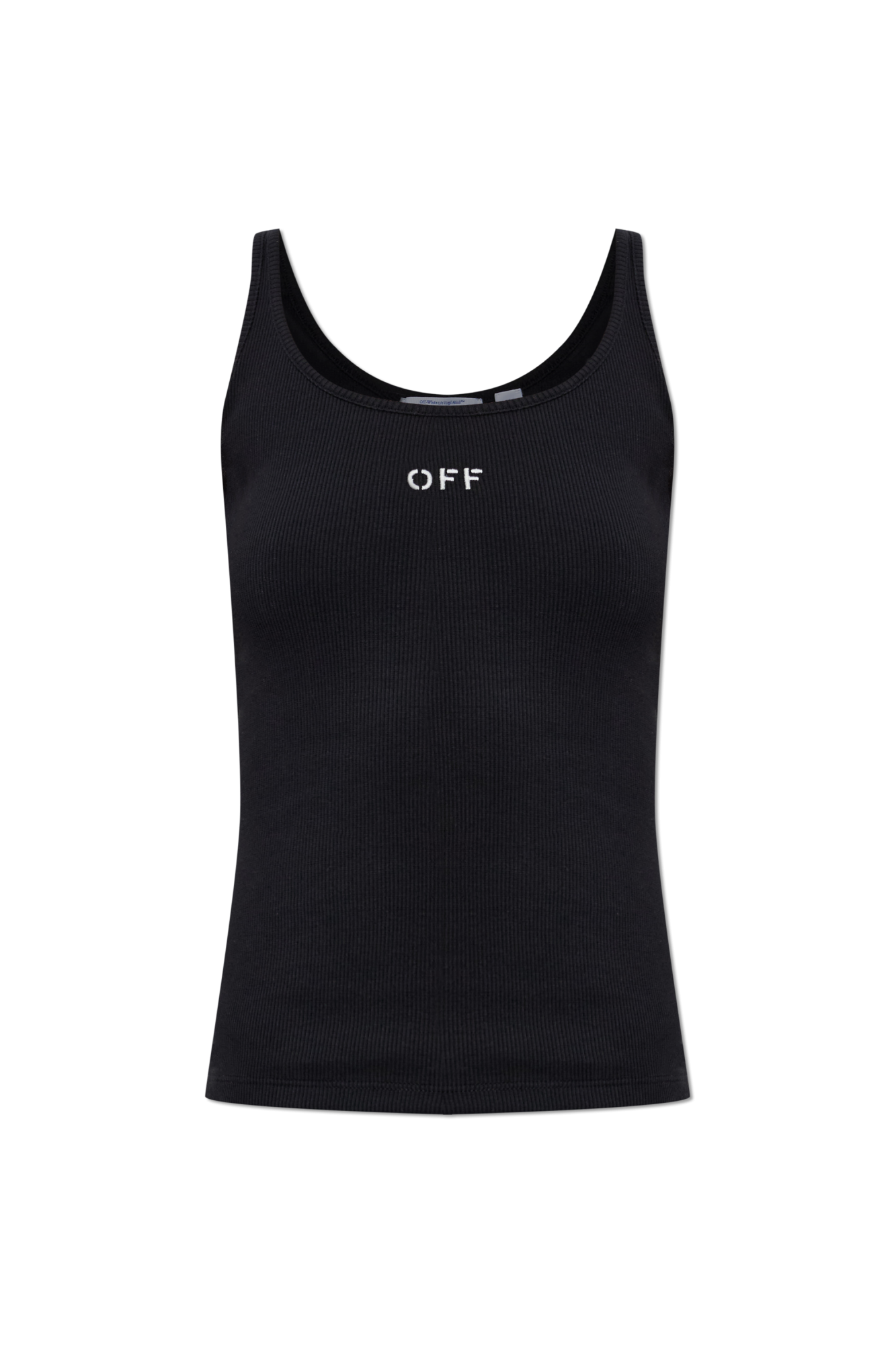 Off-White Top Z Logo, Kobiety, Czarny