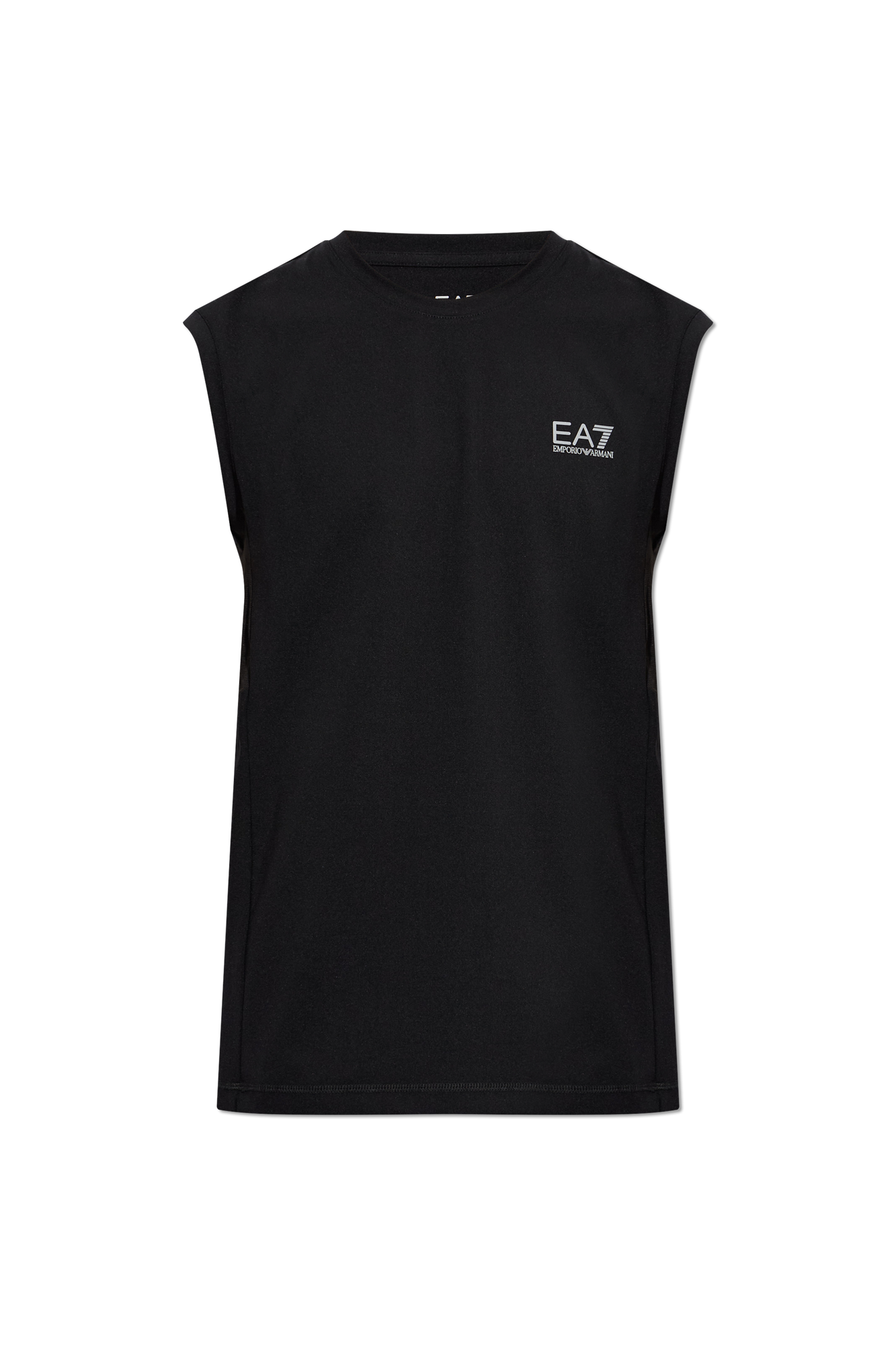 EA7 Emporio Armani T-shirt Bez Rękawów, Mężczyźni, Czarny