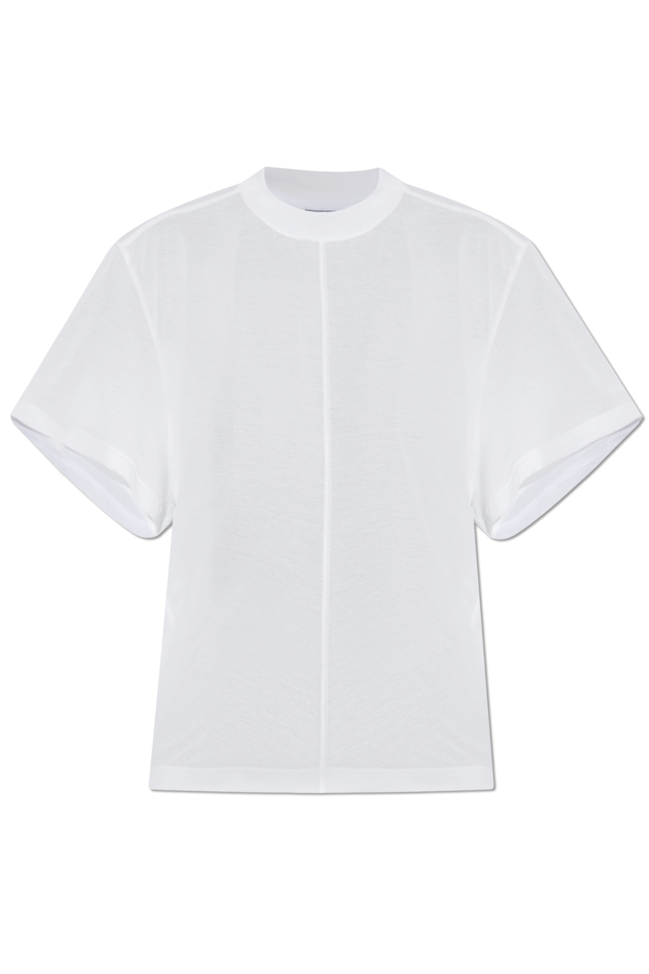 Balenciaga T-shirt O Asymetrycznym Kroju, Kobiety, Biały