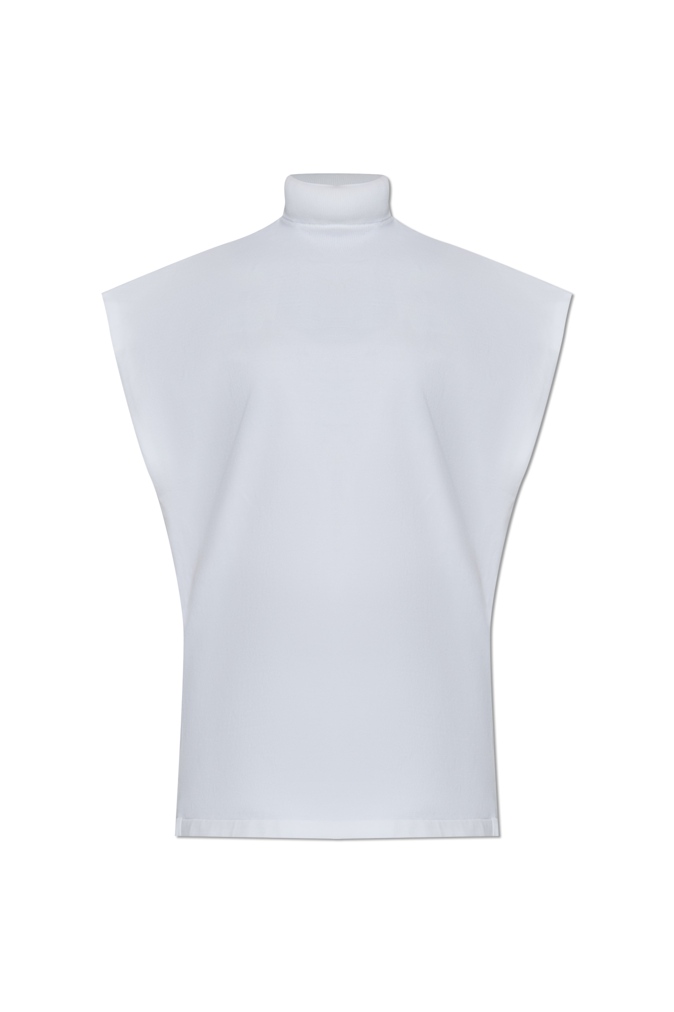 Alaïa Top Z Usztywniana Stójką, Kobiety, Biały