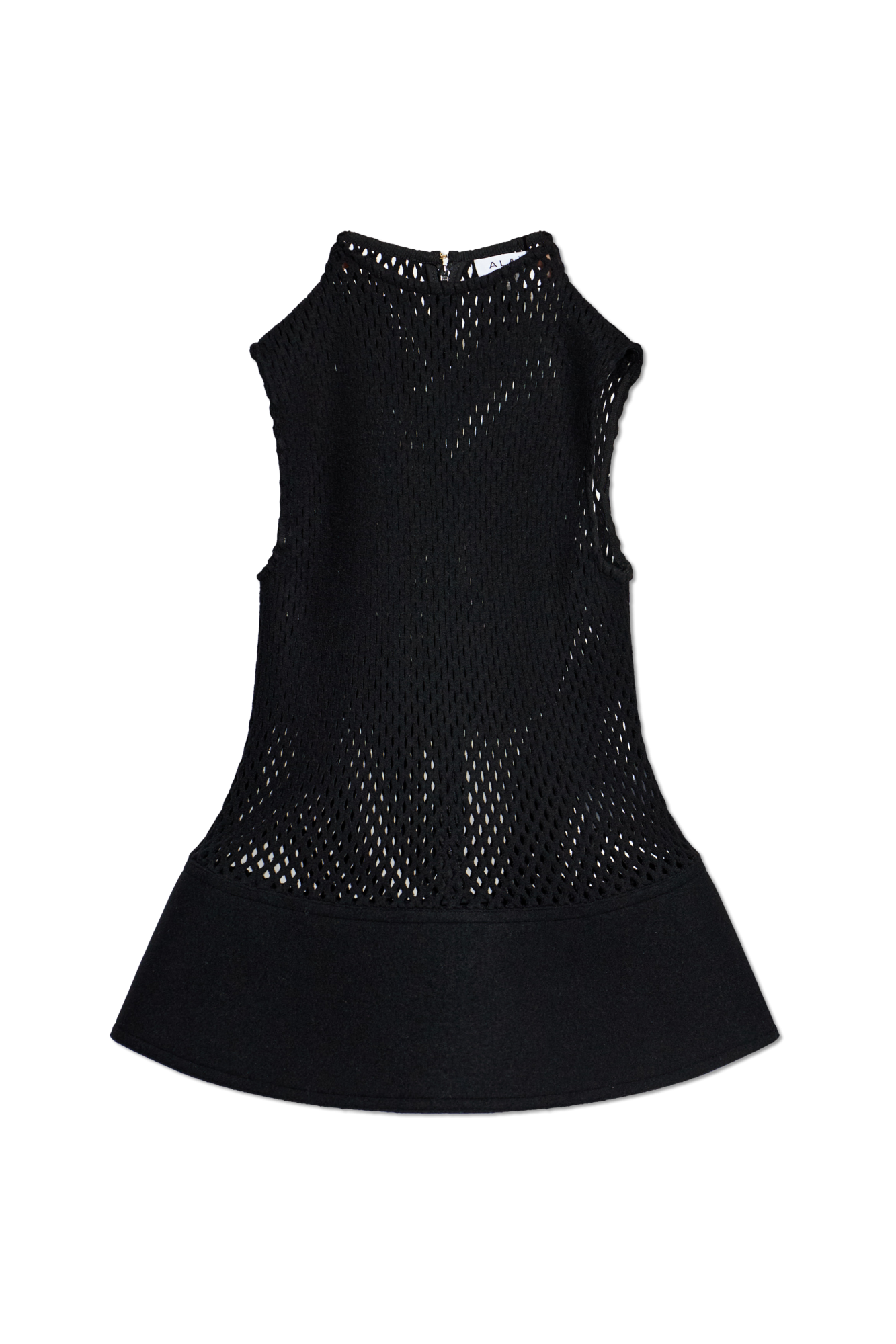 Alaïa Perforowany Top Bez Rękawów, Kobiety, Czarny