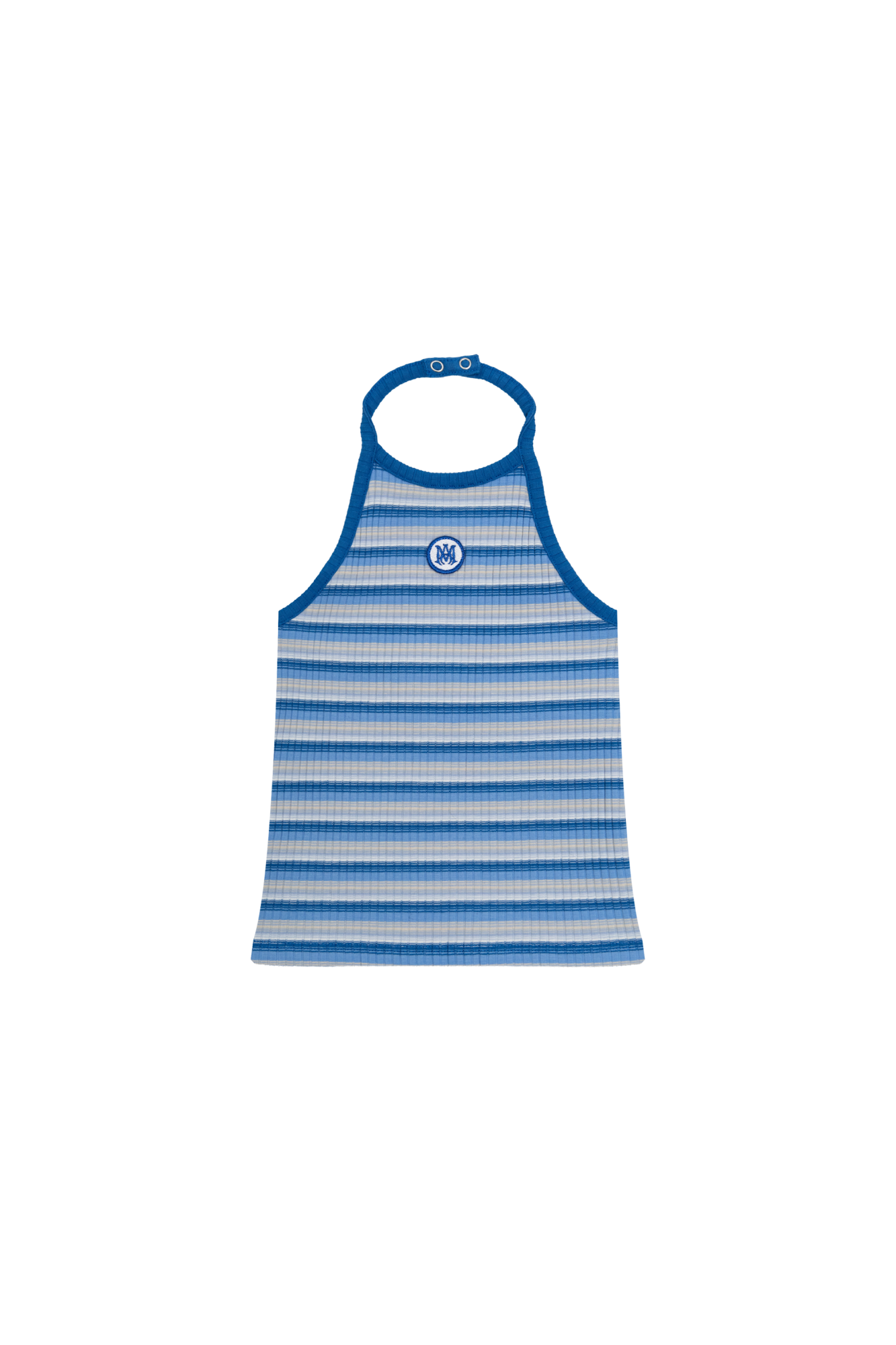 Amiri Kids Top Ze Wzorem W Pasy, Unisex, Niebieski