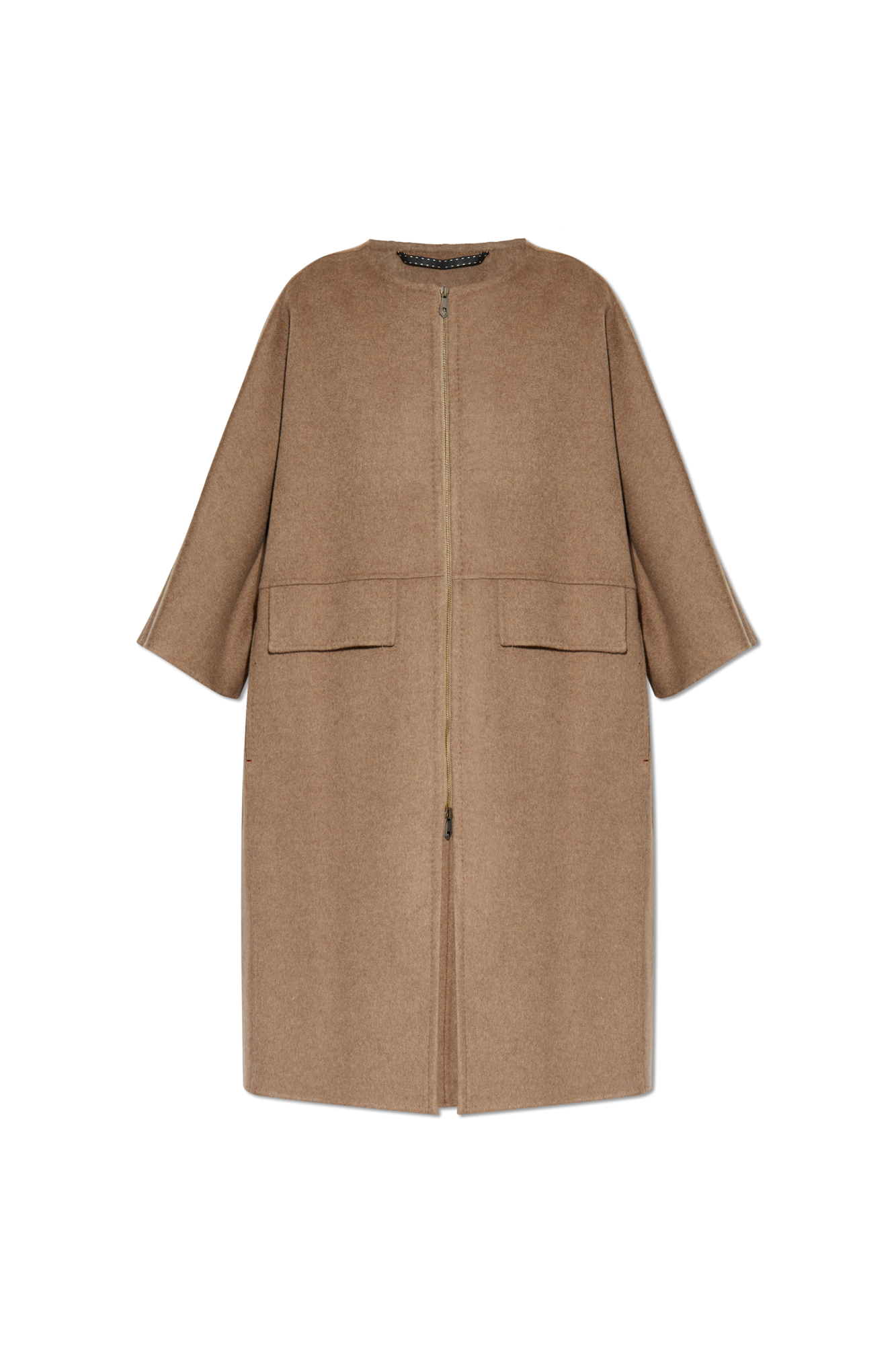 Max Mara Płaszcz `Amour`, Kobiety, Beżowy