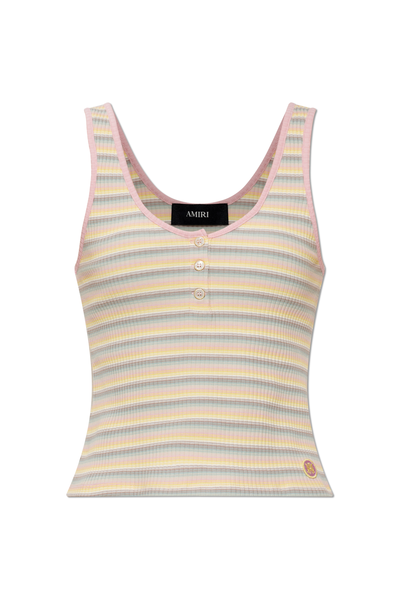 Amiri Top Ze Wzorem W Pasy, Kobiety, Multikolor
