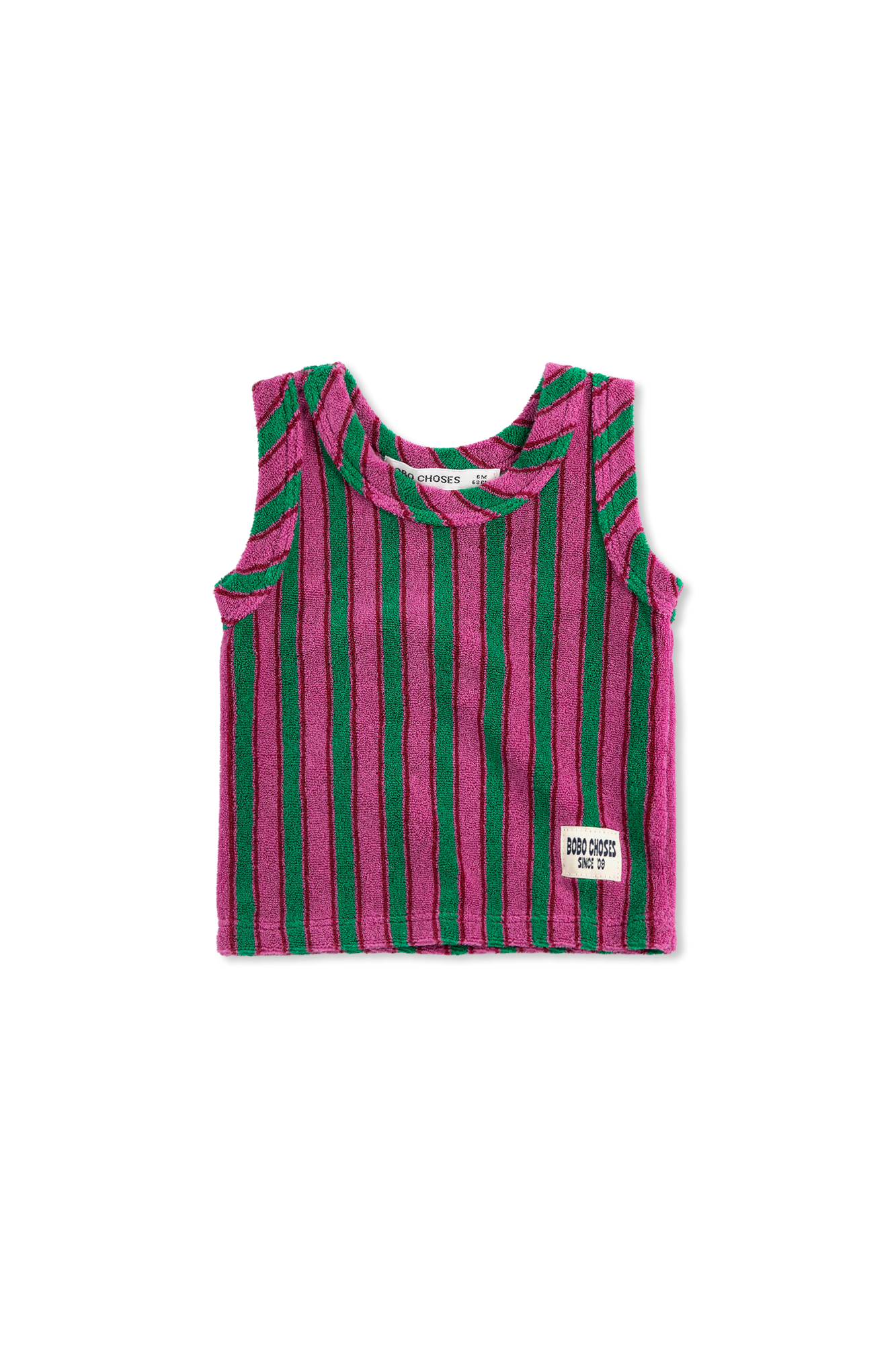 Bobo Choses Top Z Bawełny Typu `frotte`, Unisex, Różowy