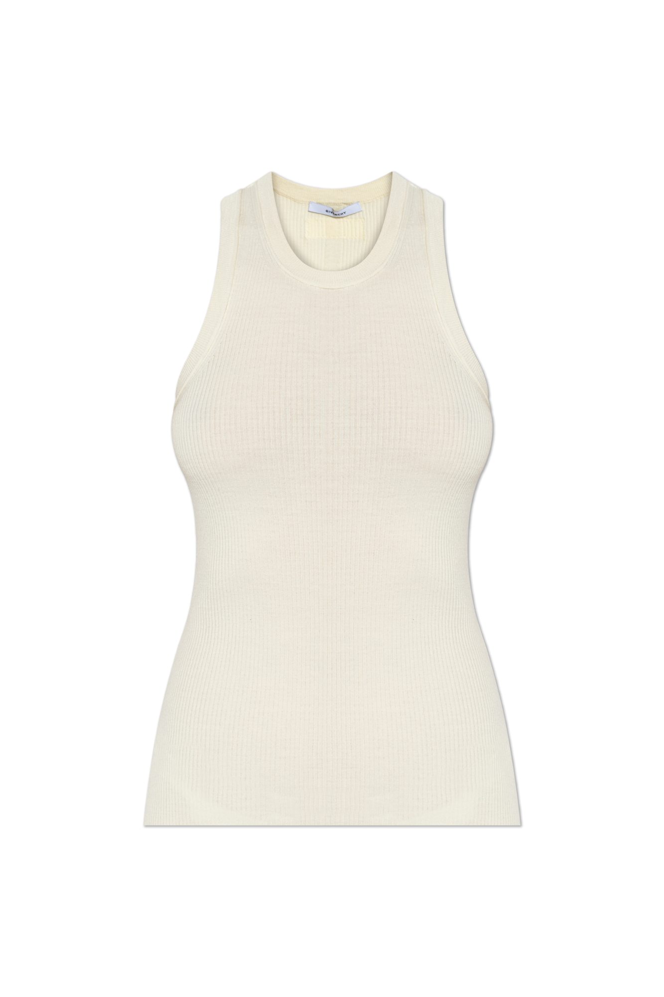Givenchy Prążkowany Top, Kobiety, Kremowy