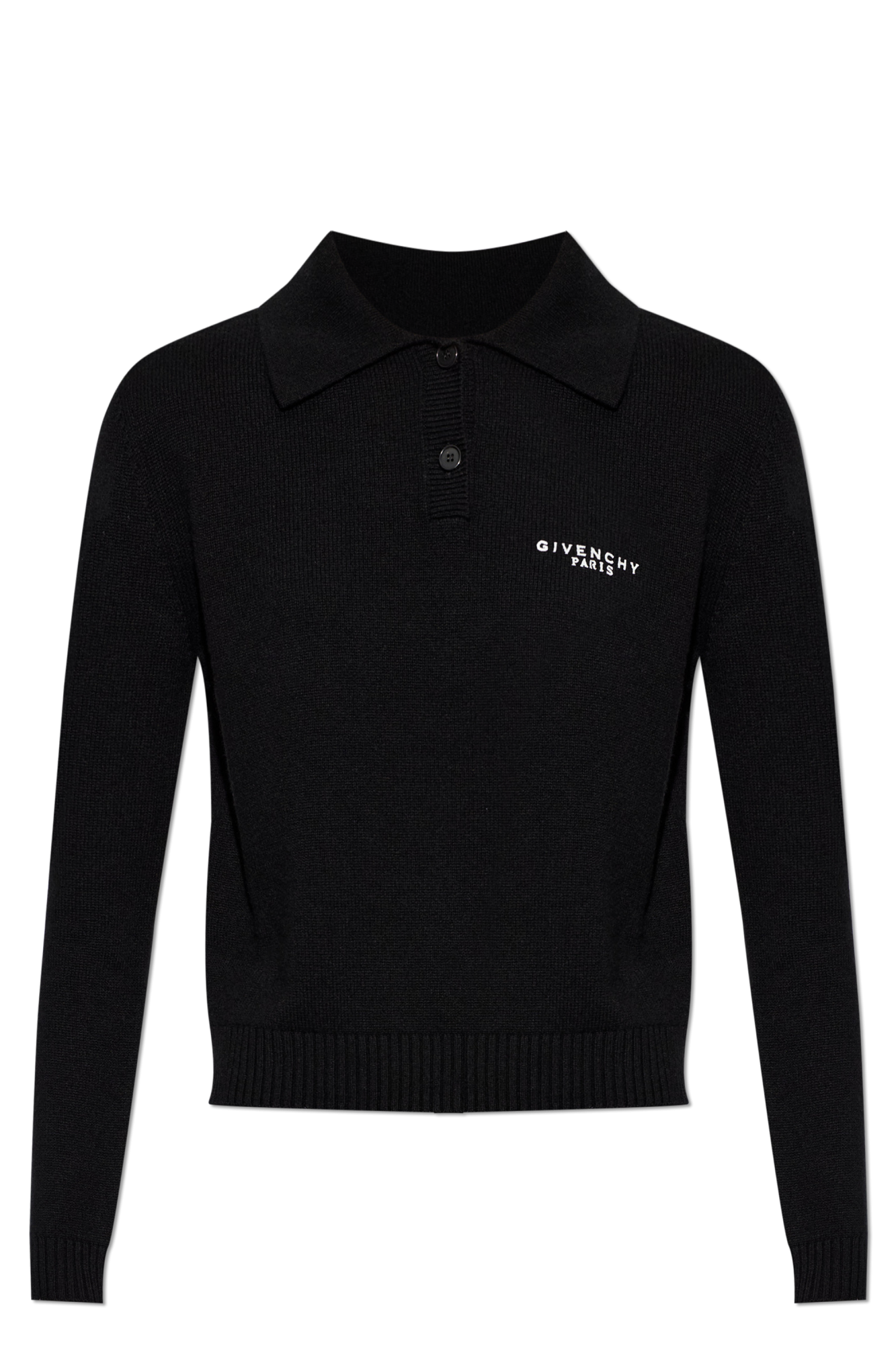 Givenchy Polo Z Logo, Kobiety, Czarny