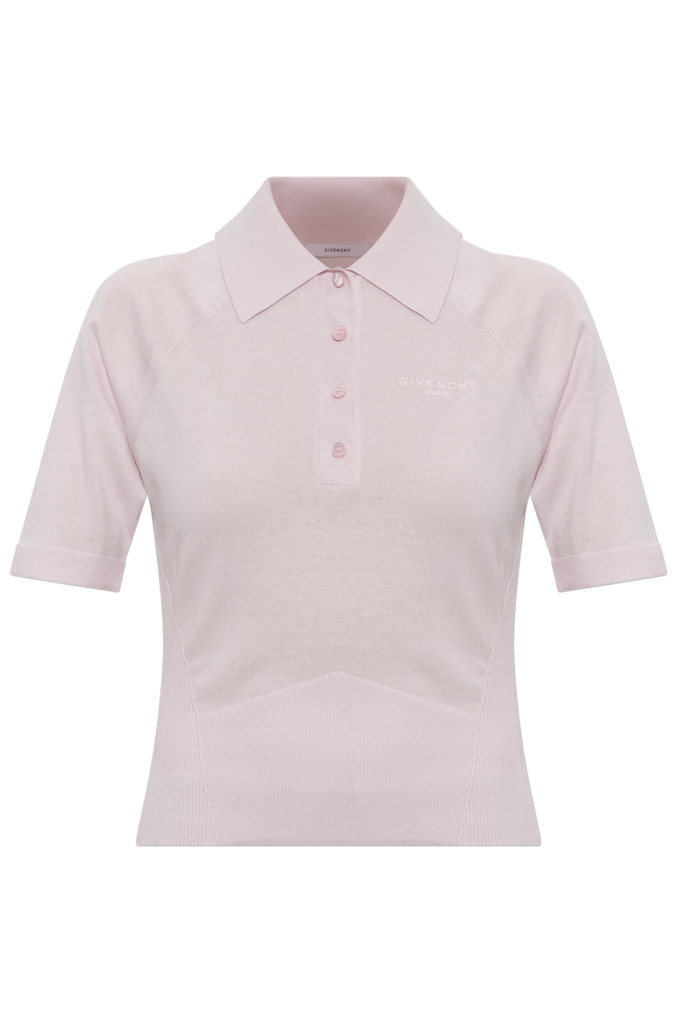 Givenchy Krótkie Polo Z Logo, Kobiety, Różowy