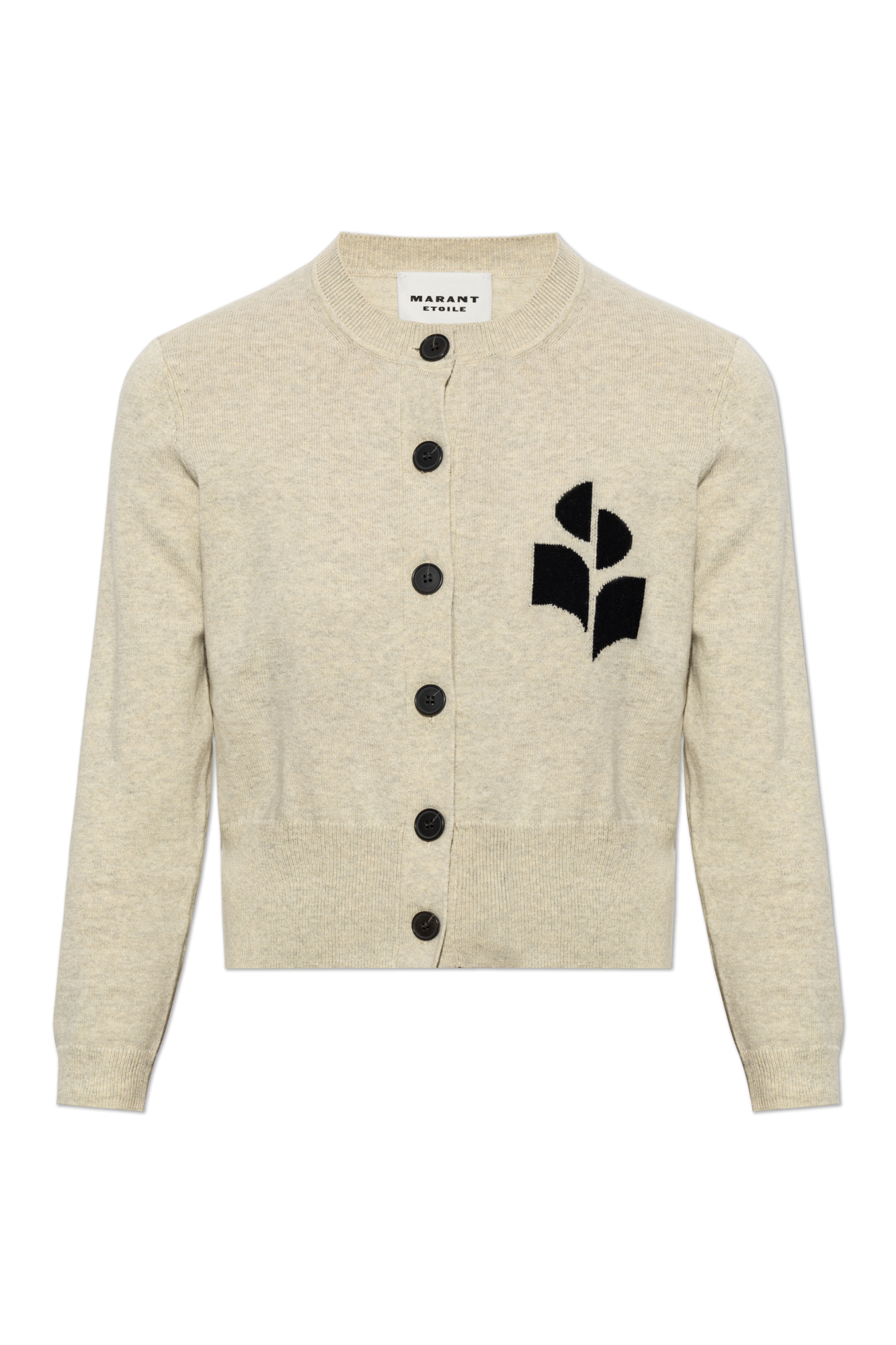 Marant Etoile Kardigan ‘Newton’’, Kobiety, Kremowy