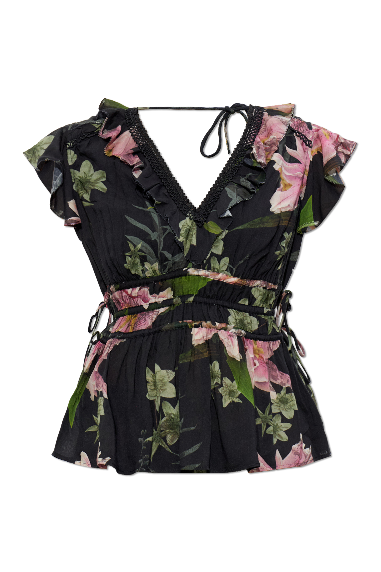 AllSaints Top `Canto`, Kobiety, Czarny