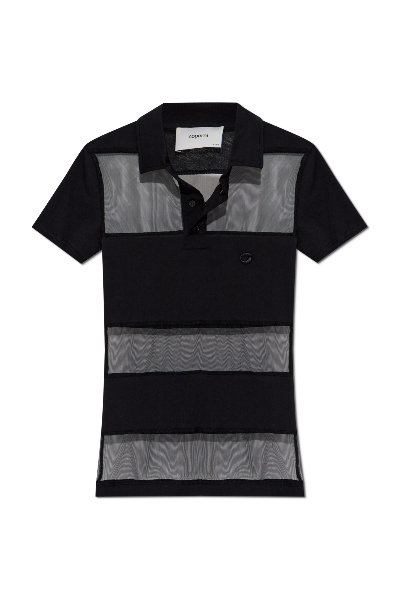 Coperni Polo Z Logo, Kobiety, Czarny
