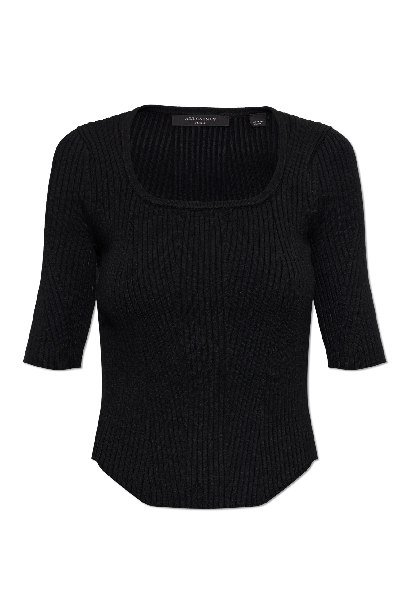 AllSaints Top `Cruz`, Kobiety, Czarny