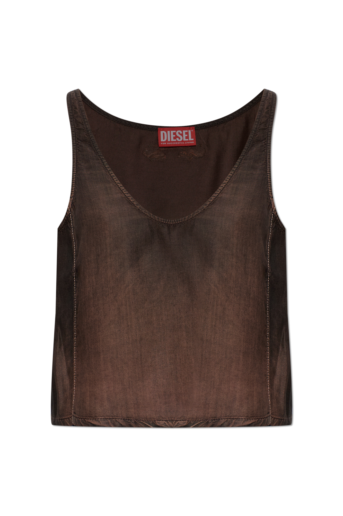 Diesel Top `DE-NORIAN-S`, Kobiety, Brązowy