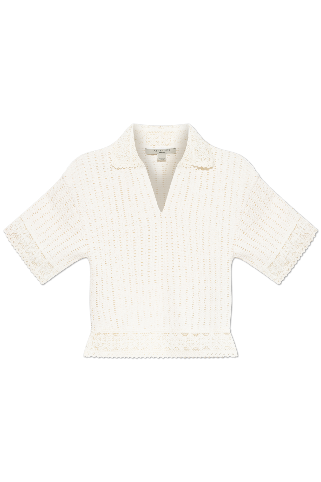 AllSaints Top `Elma`, Kobiety, Kremowy