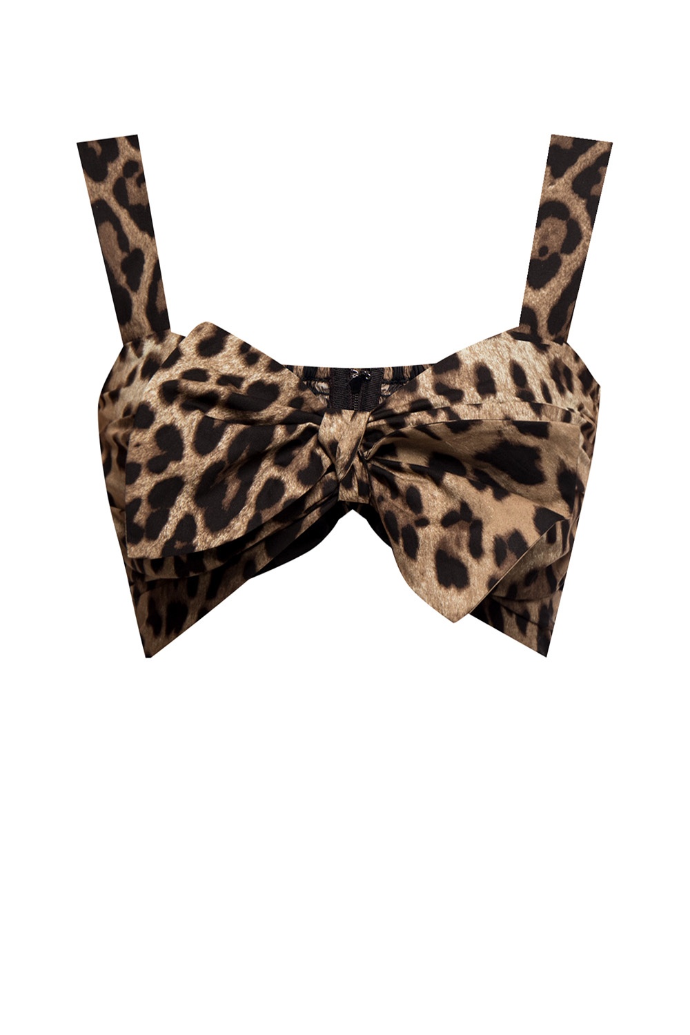 Dolce & Gabbana Wzorzysty Top, Kobiety, Brązowy