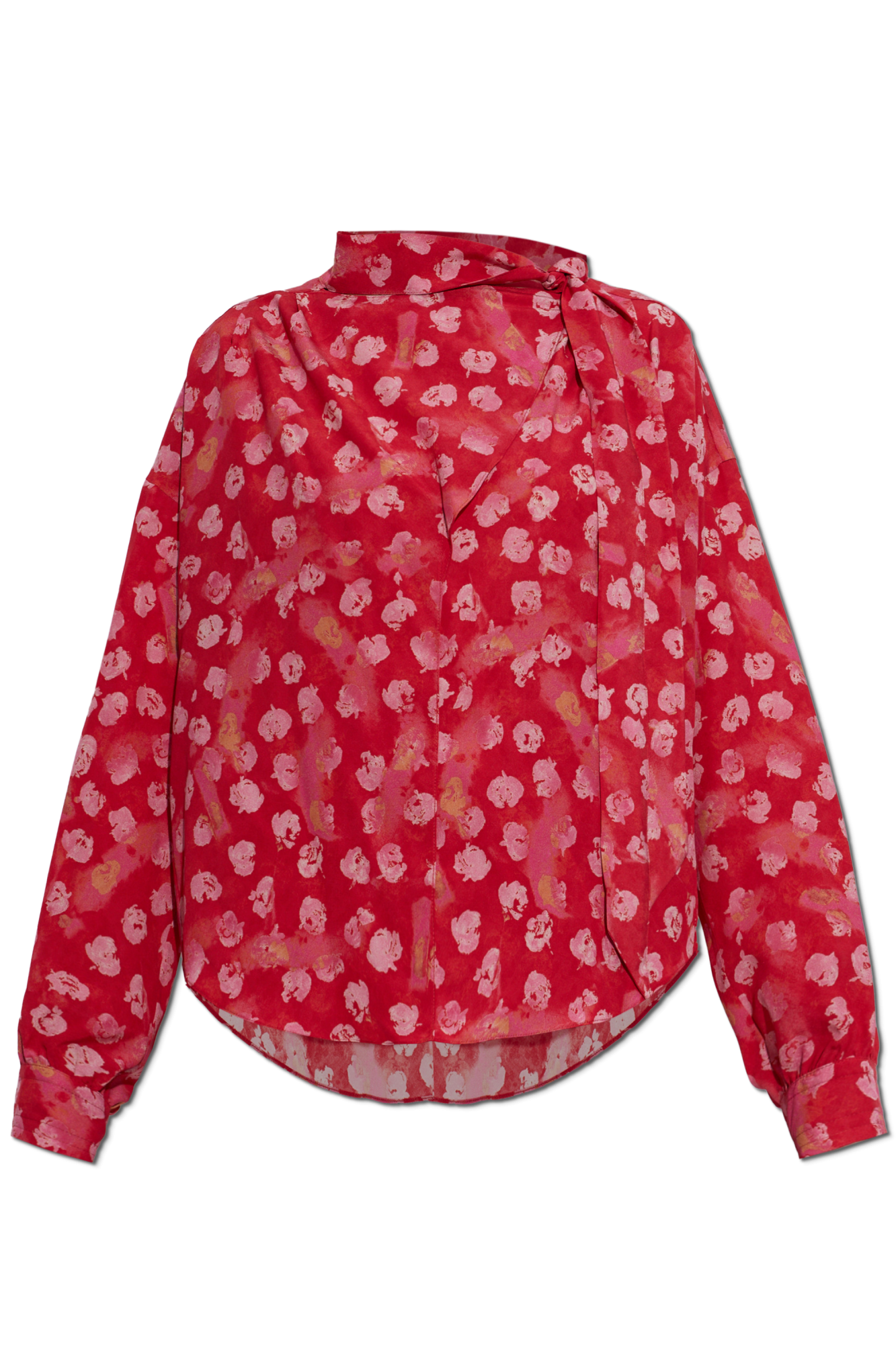 Isabel Marant Jedwabny Top `Fedry`, Kobiety, Czerwony