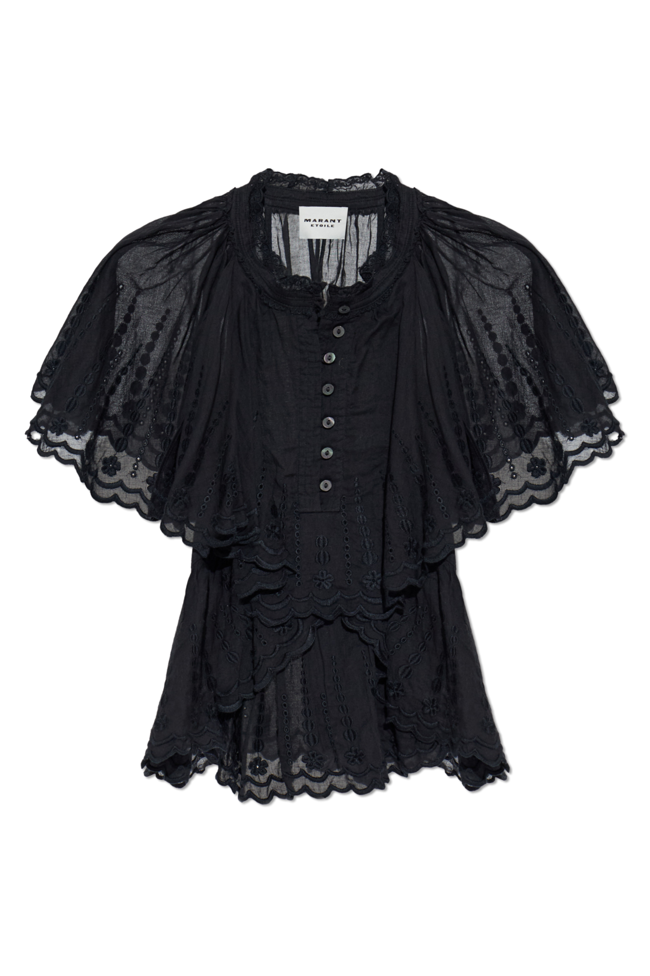 Marant Etoile Top `Lorna`, Kobiety, Czarny