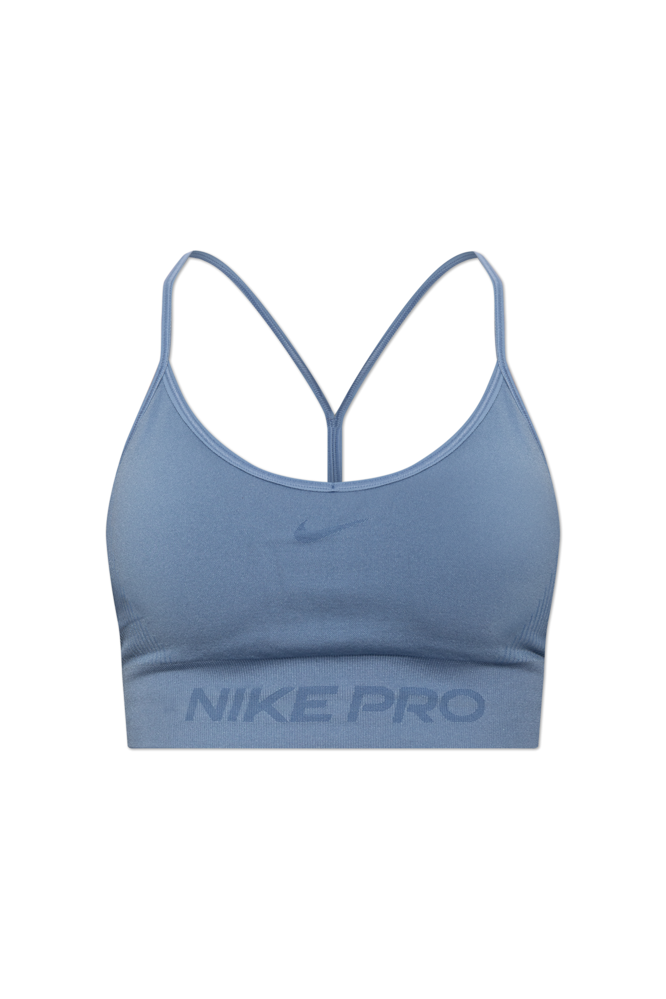 Nike Biustonosz Sportowy Z Logo, Kobiety, Niebieski