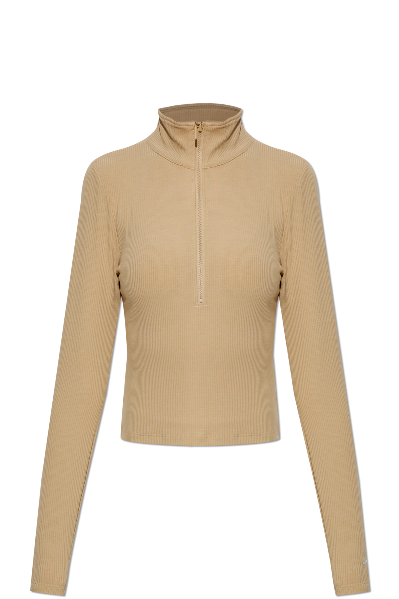 Nike Top Z Długimi Rękawami, Kobiety, Beżowy