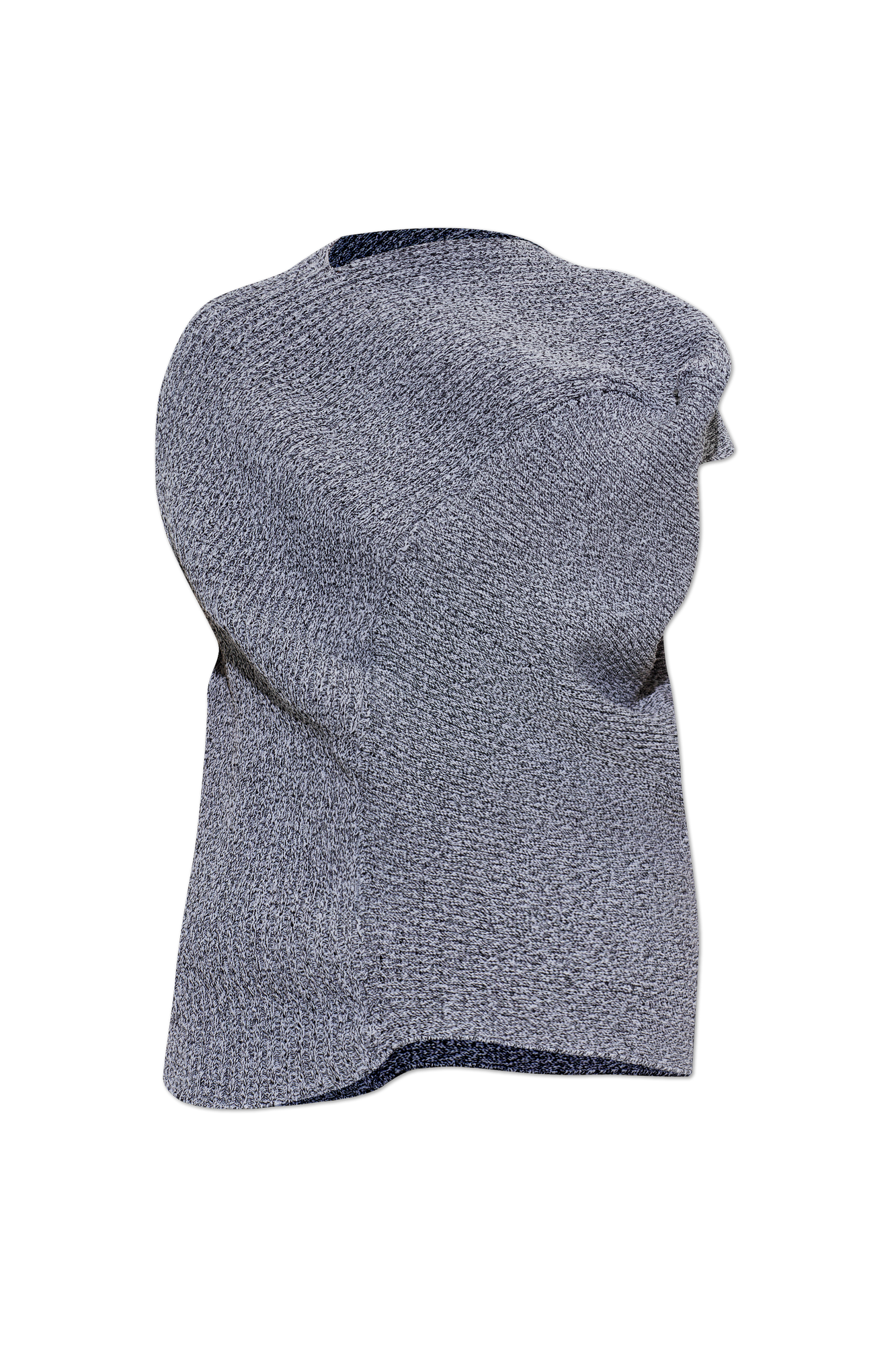 Issey Miyake Asymetryczny Top, Kobiety, Szary