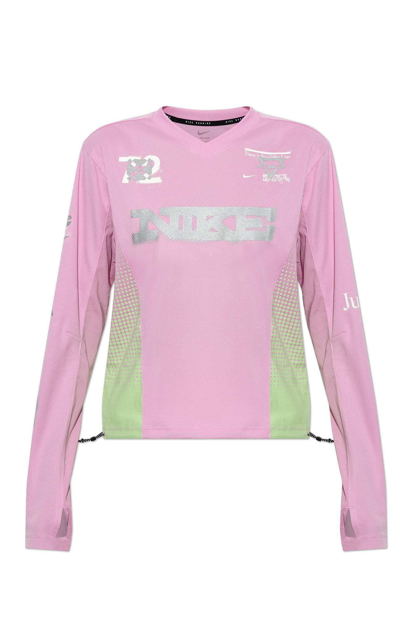Nike T-shirt Z Długimi Rękawami, Kobiety, Różowy