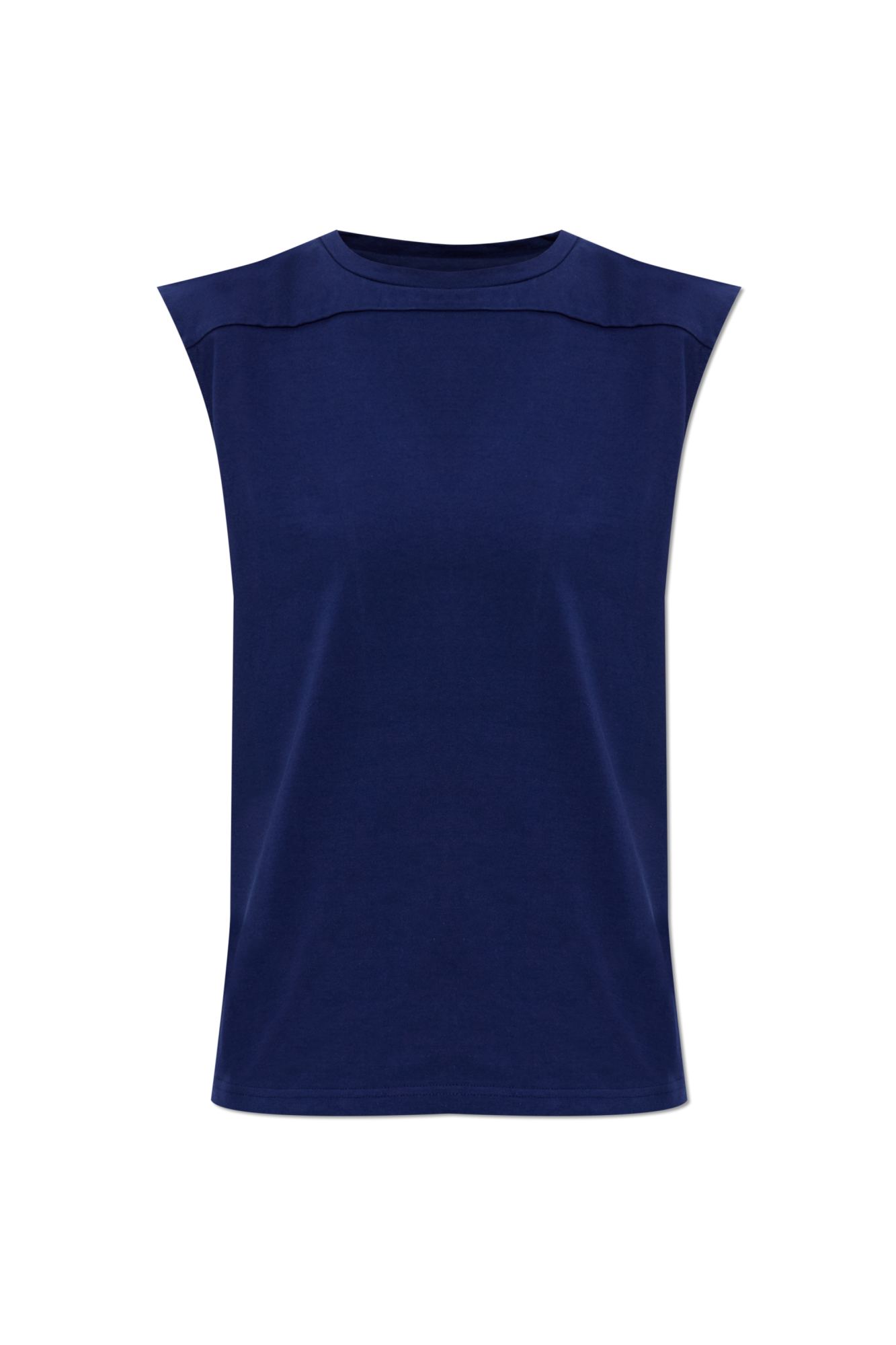 JIL SANDER Bawełniany Top, Kobiety, Granatowy