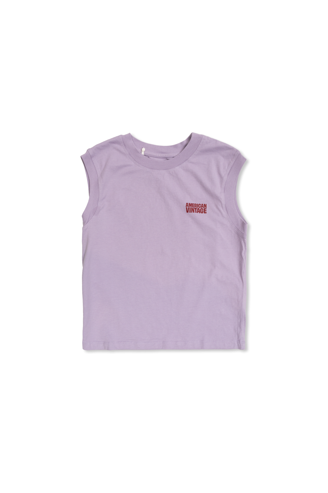 American Vintage Kids T-shirt Z Nadrukowanym Logo, Unisex, Fioletowy