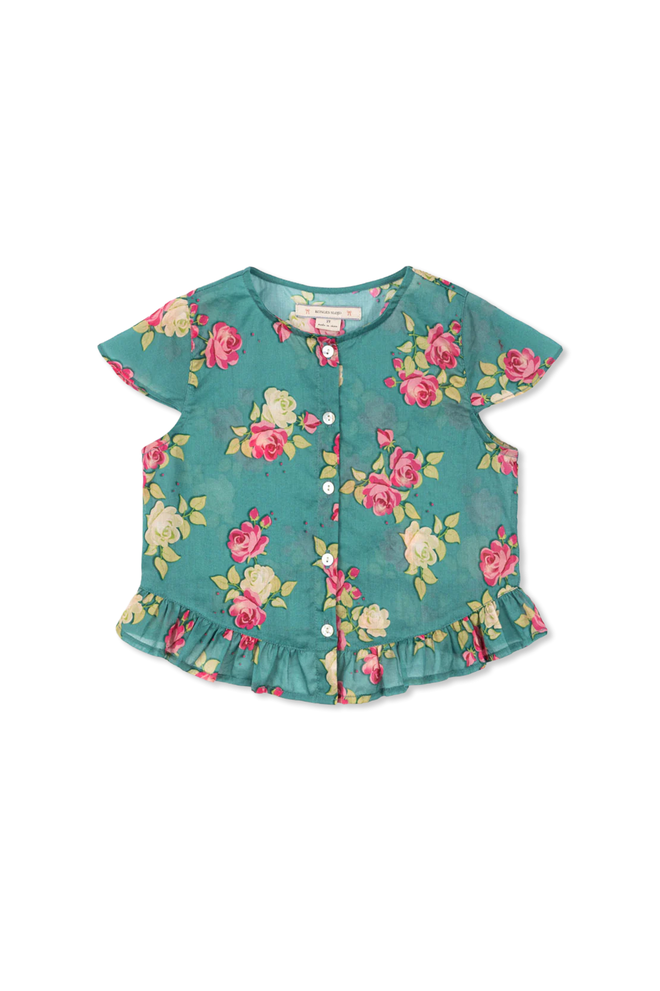Konges Sløjd Koszula ‘Viola’, Unisex, Zielony