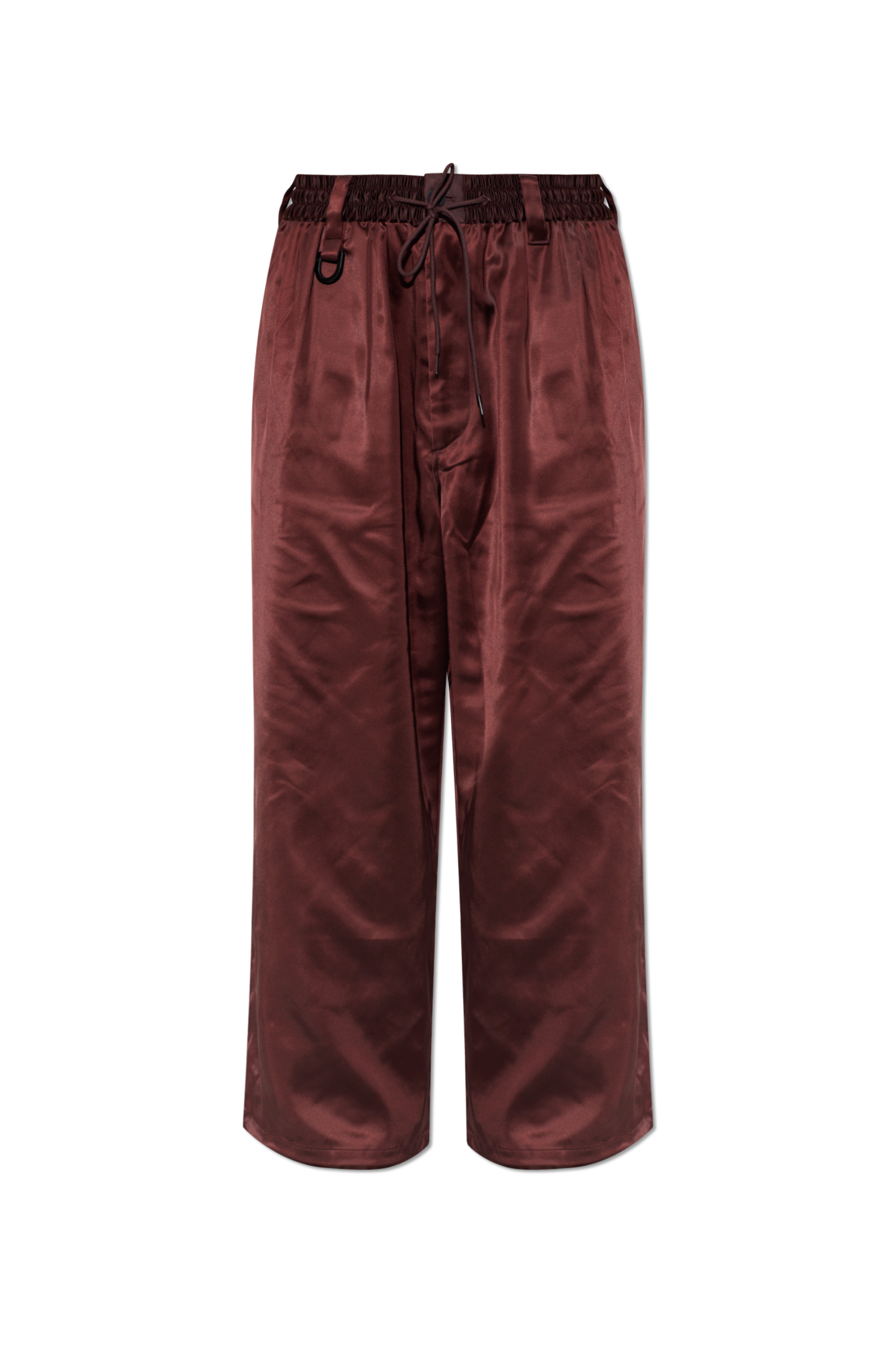 Y-3 Spodnie Z Szerokimi Nogawkami, Kobiety, Bordo