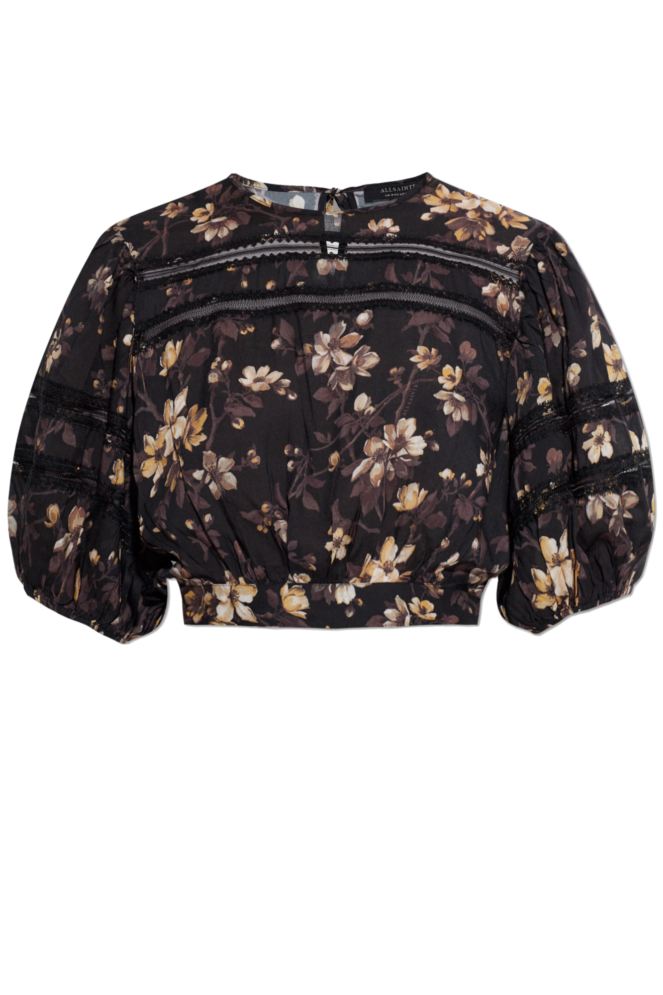AllSaints Top ‘Peony’, Kobiety, Czarny