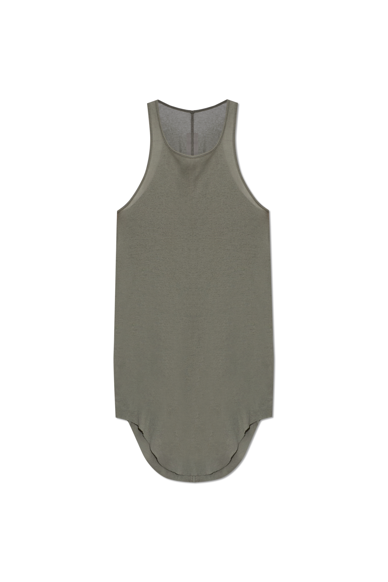 Rick Owens Top Z Surowym Wykończeniem, Kobiety, Zielony