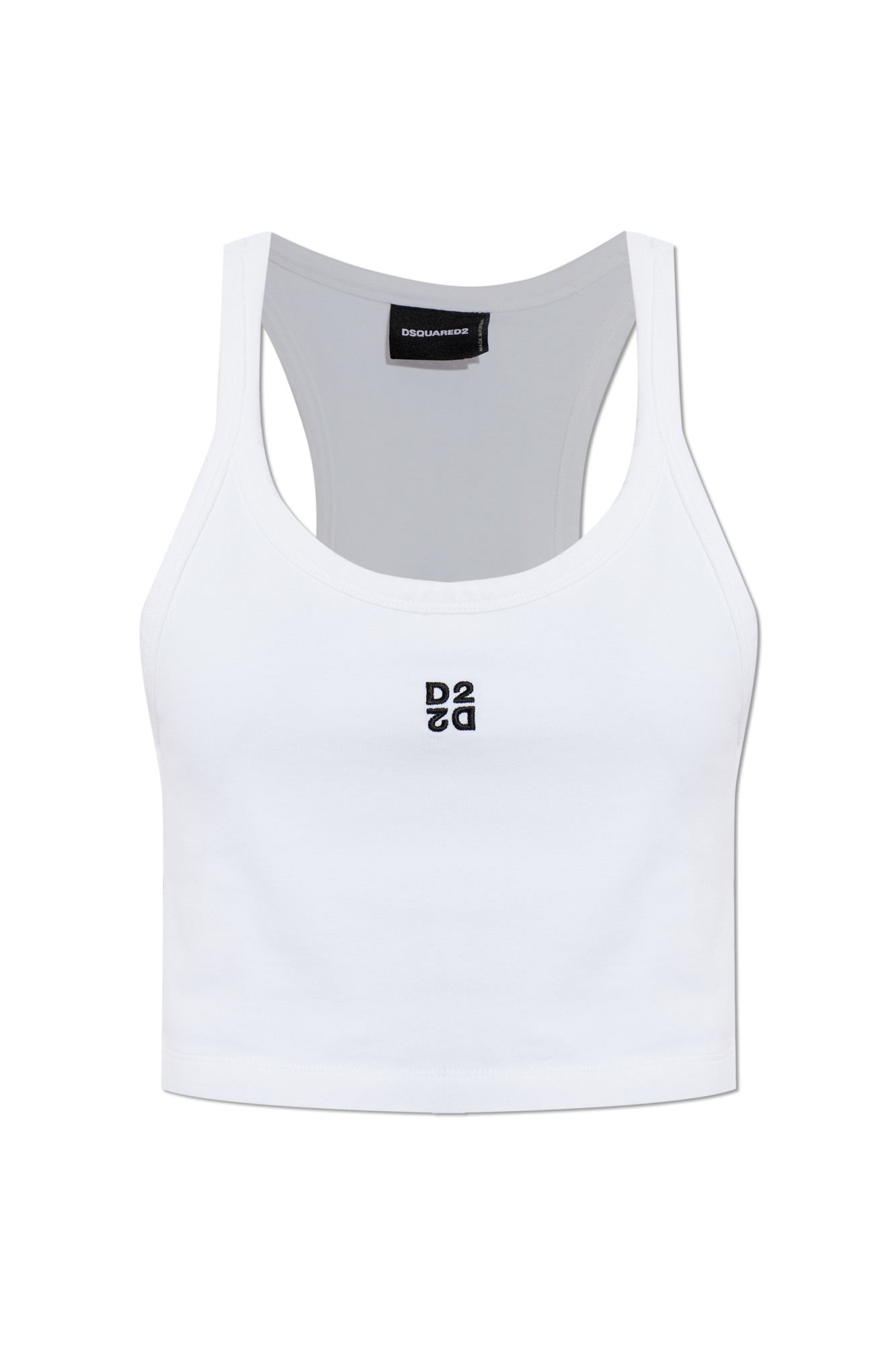 Dsquared2 Top Bez Rękawów, Kobiety, Biały