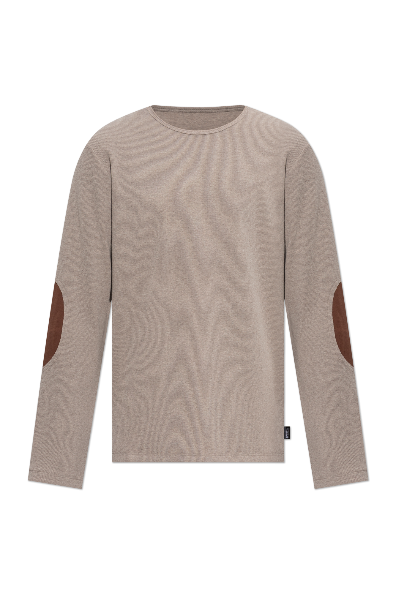 MM6 Maison Margiela Sweter Z Okrągłym Dekoltem, Mężczyźni, Beżowy