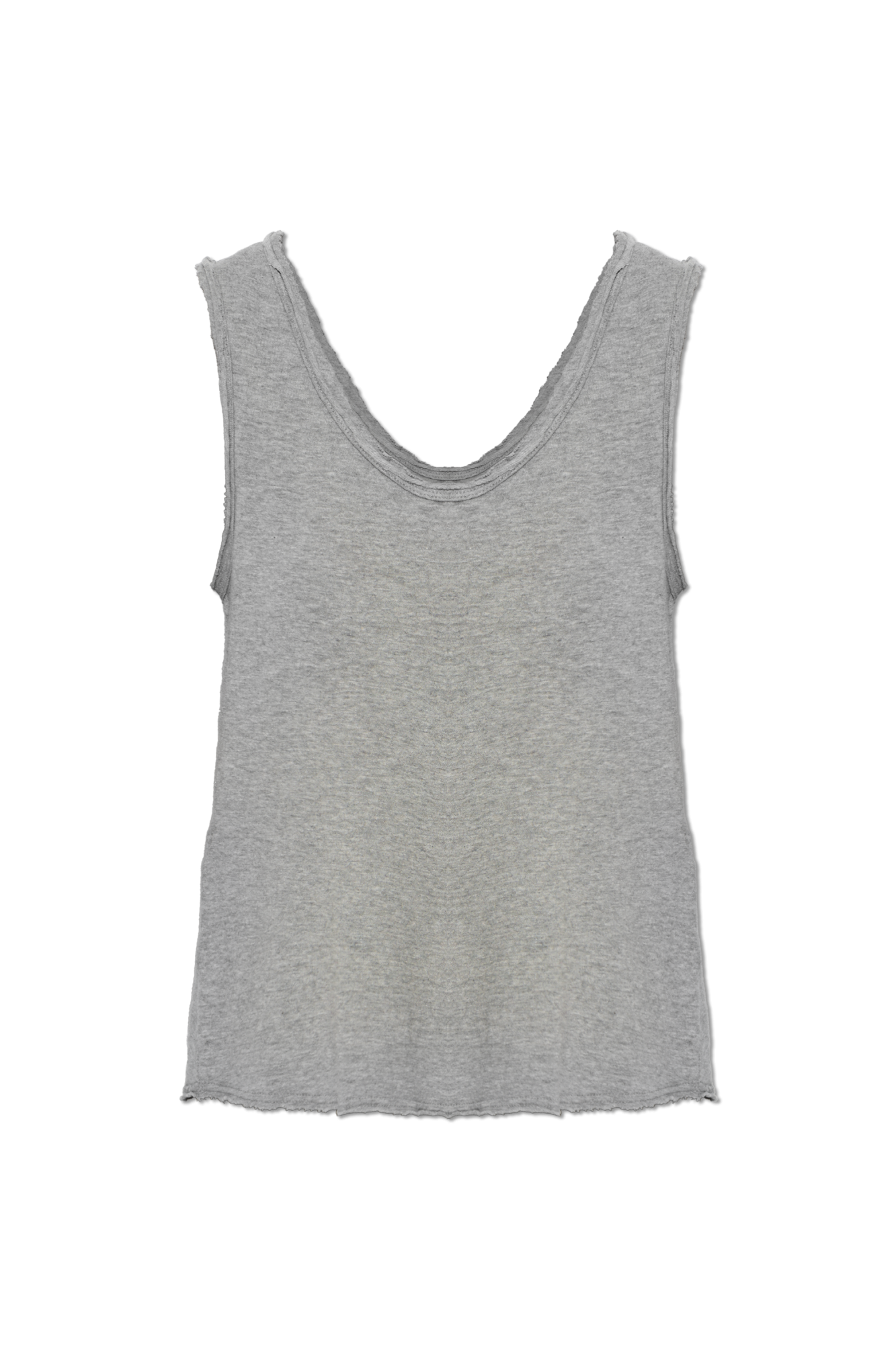 American Vintage Top Z Surowym Wykończeniem, Kobiety, Szary