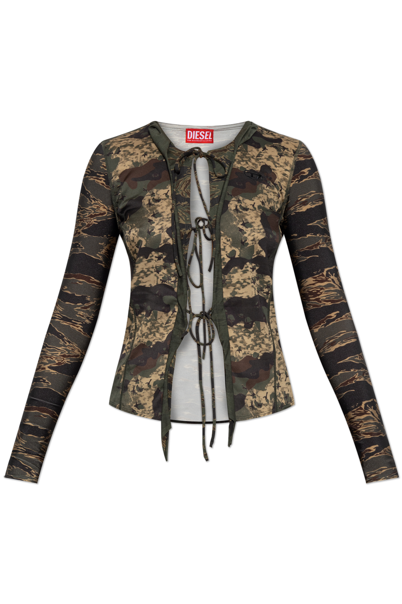 Diesel Top `T-AFRY`, Kobiety, Zielony
