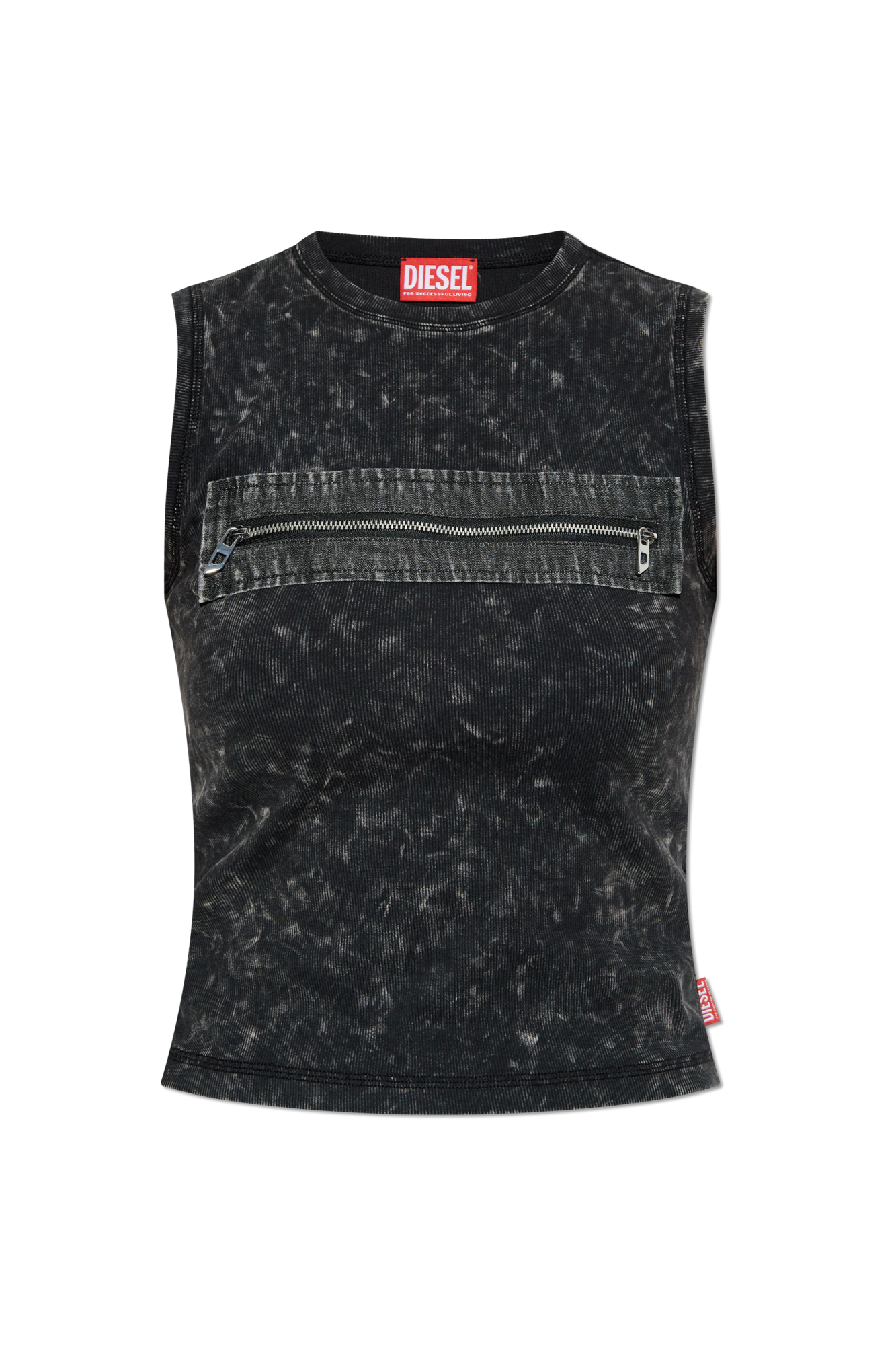 Diesel Top `T-ARTED`, Kobiety, Czarny