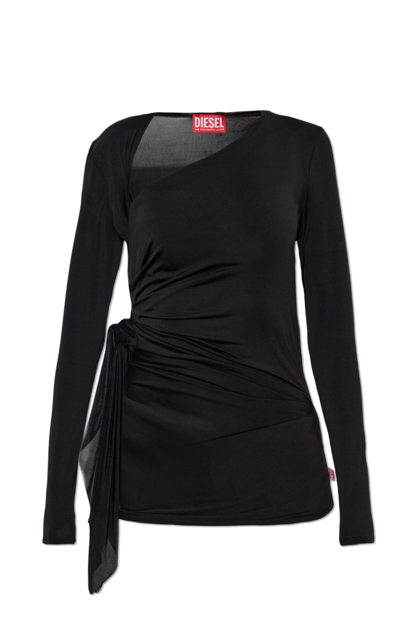 Diesel Top `T-CRISSY-PLAIN`, Kobiety, Czarny