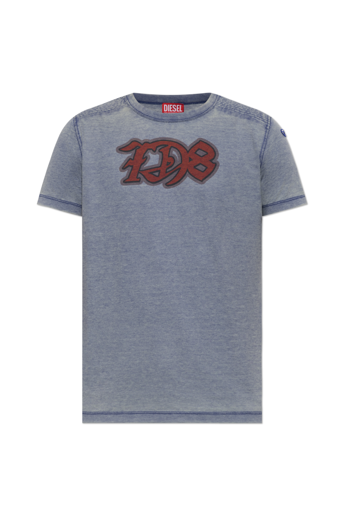 Diesel T-shirt ‘T-DOMY’, Mężczyźni, Niebieski