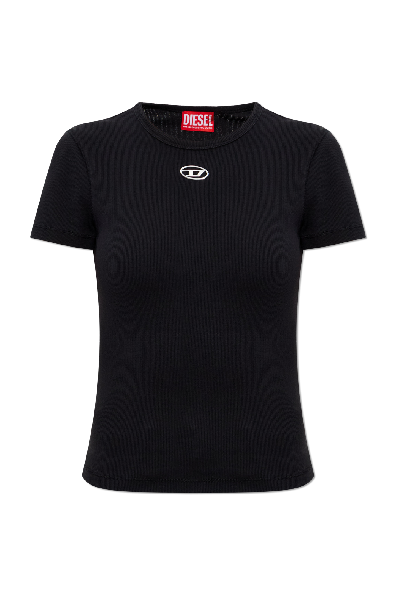 Diesel Top `T-ELE-LONG-OD`, Kobiety, Czarny