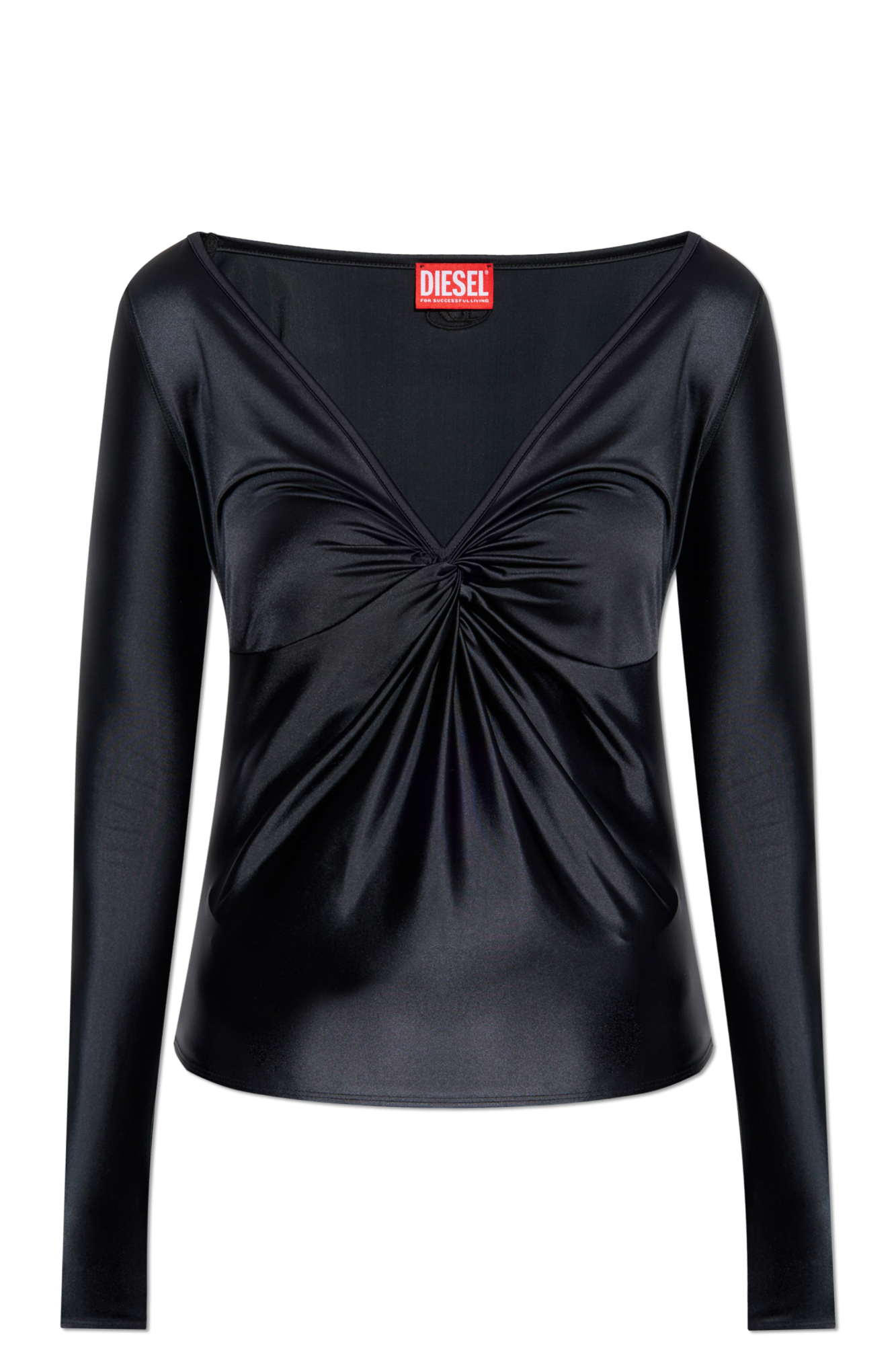 Diesel Top `T-KNOT`, Kobiety, Czarny