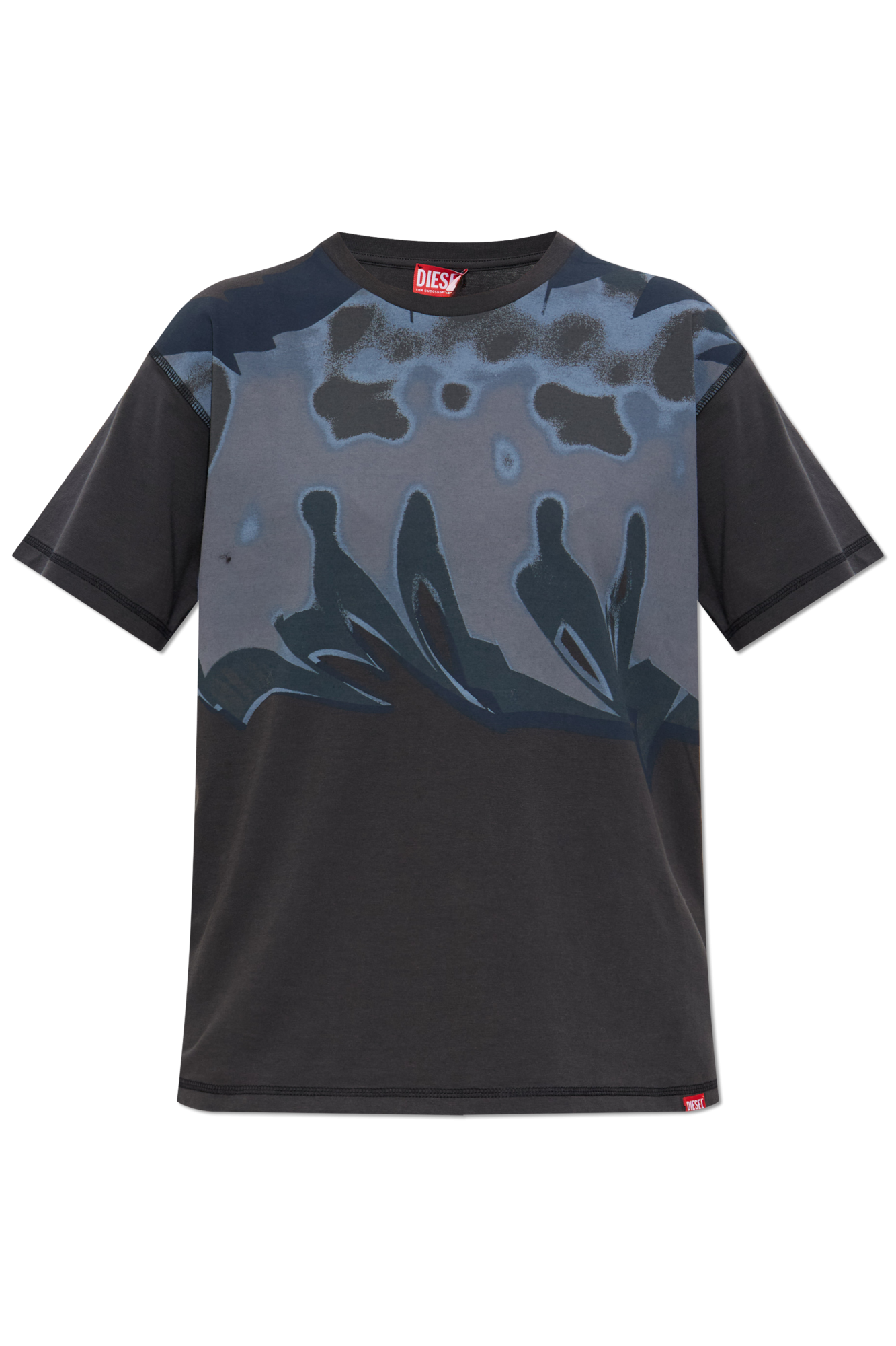 Diesel T-shirt `T-PASSA`, Kobiety, Szary