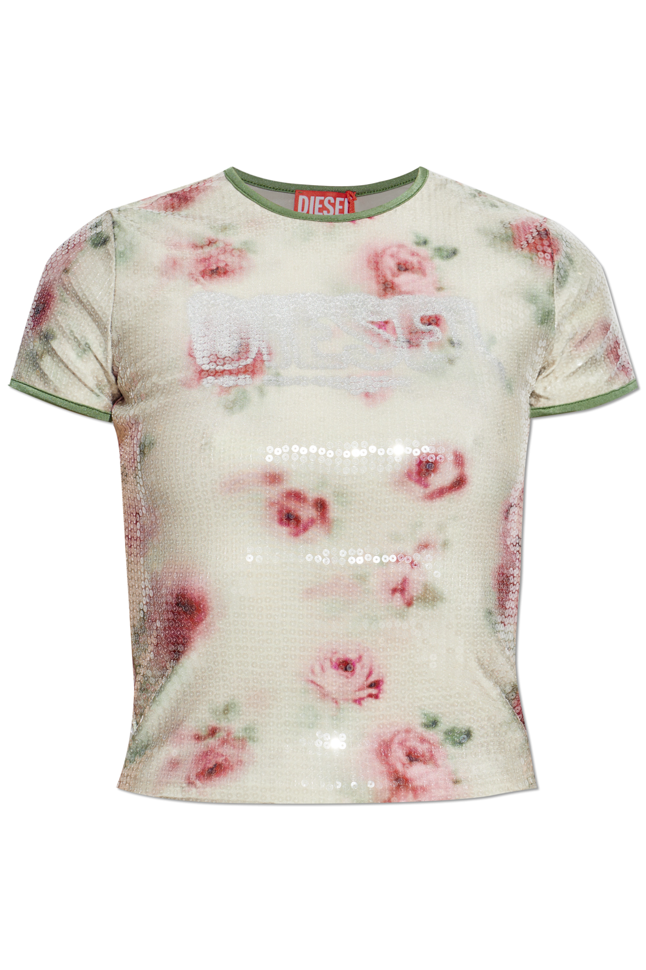 Diesel Top ‘T-UNKYEL’, Kobiety, Kremowy