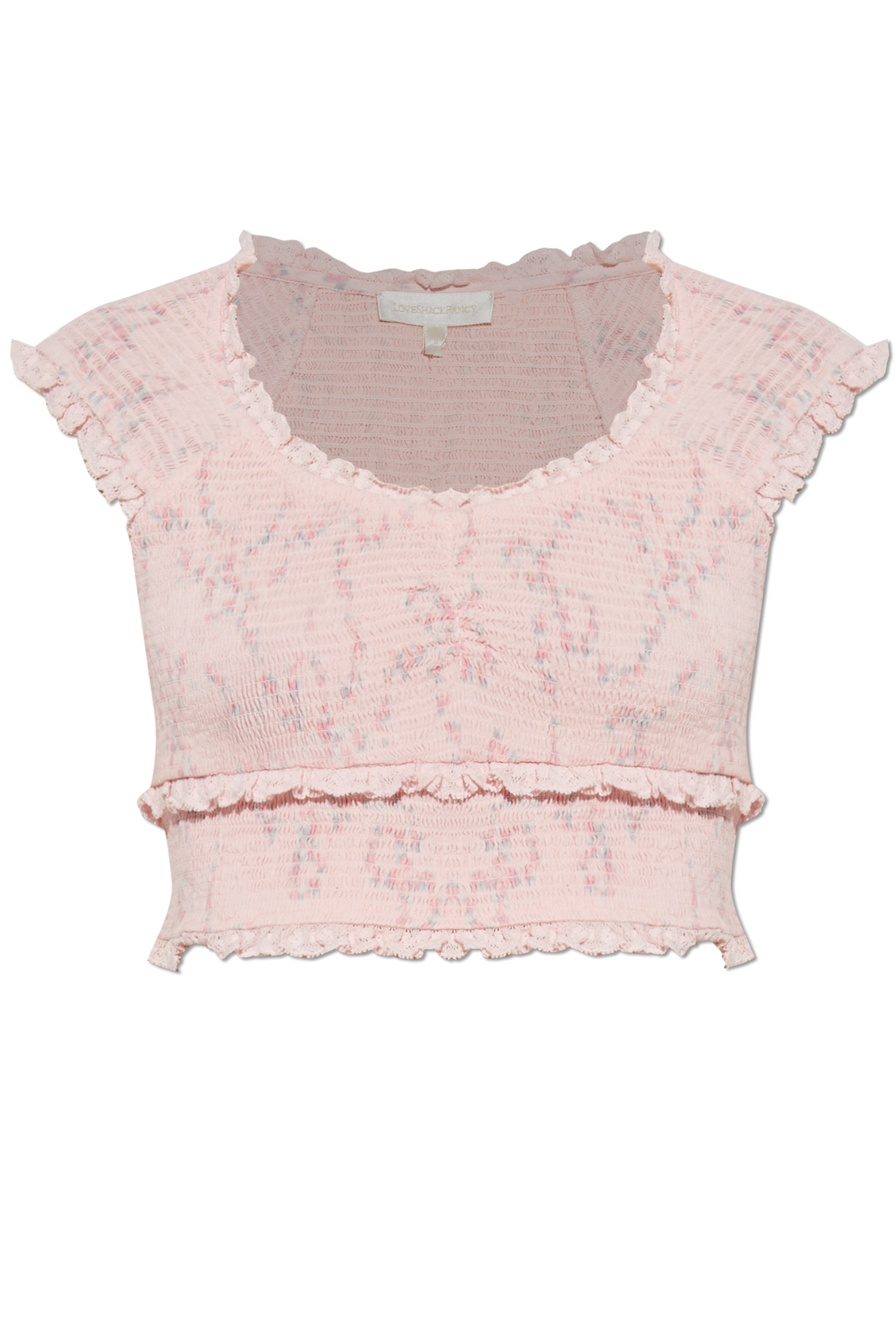 LoveShackFancy Top `Cambron`, Kobiety, Różowy