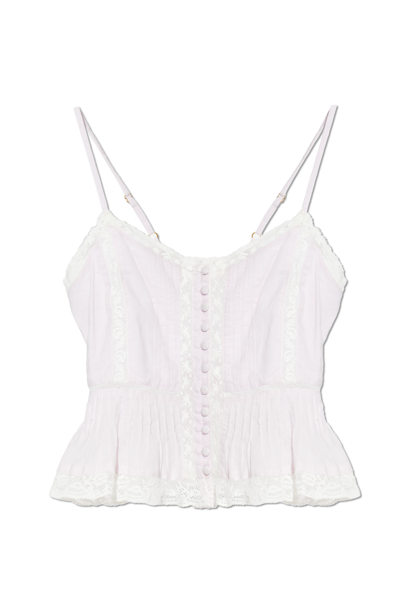 LoveShackFancy Top ‘Aleni’, Kobiety, Różowy