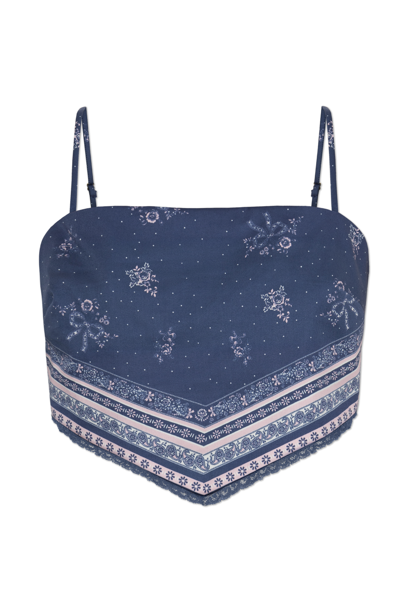 LoveShackFancy Top ‘Mollie’, Kobiety, Granatowy