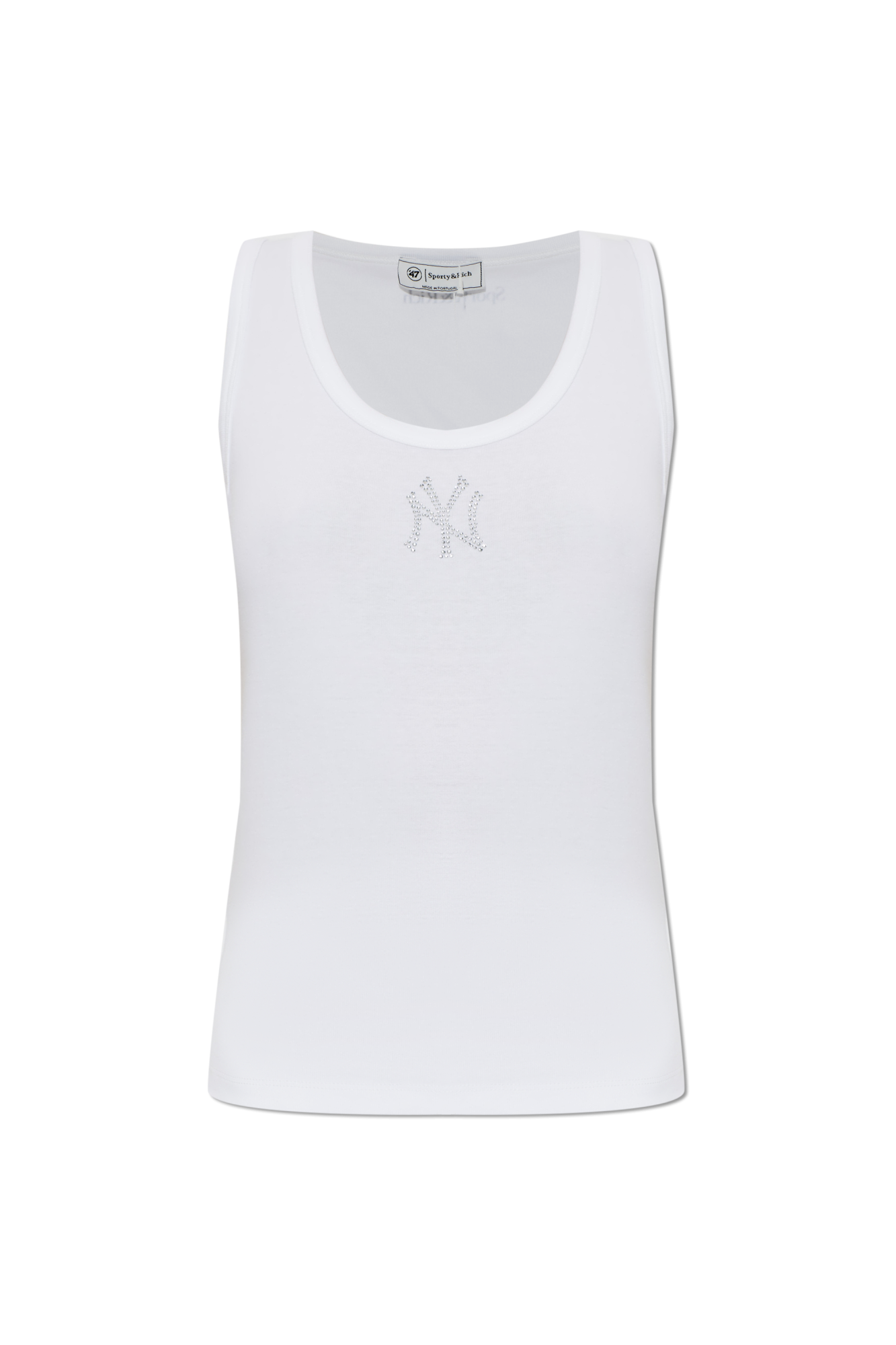 Sporty & Rich Top Z Kolekcji  `47 & The New York Yankees’, Kobiety, Biały