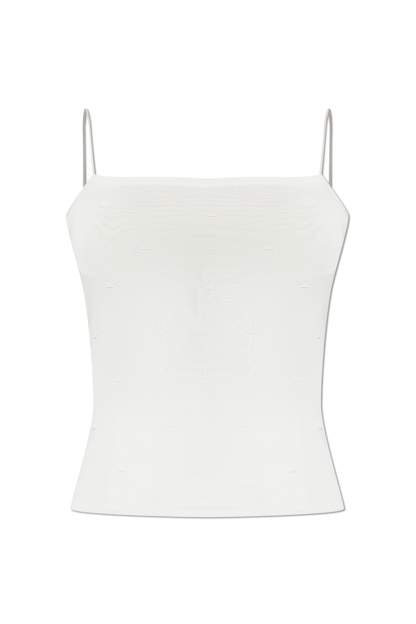 Jacquemus Top Na Ramiączkach, Kobiety, Biały